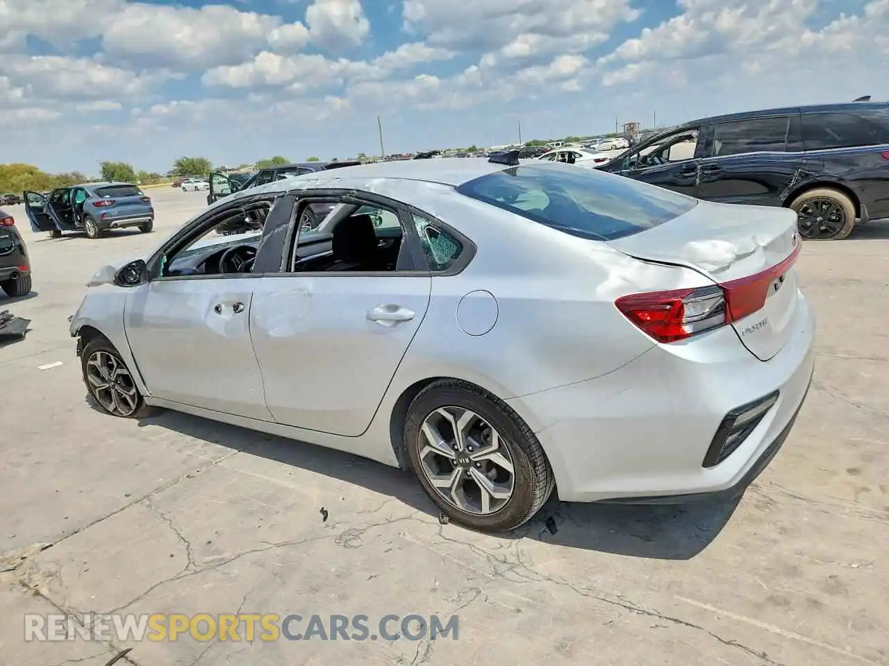 2 Photograph of a damaged car 3KPF24AD1ME306442 KIA FORTE 2021
