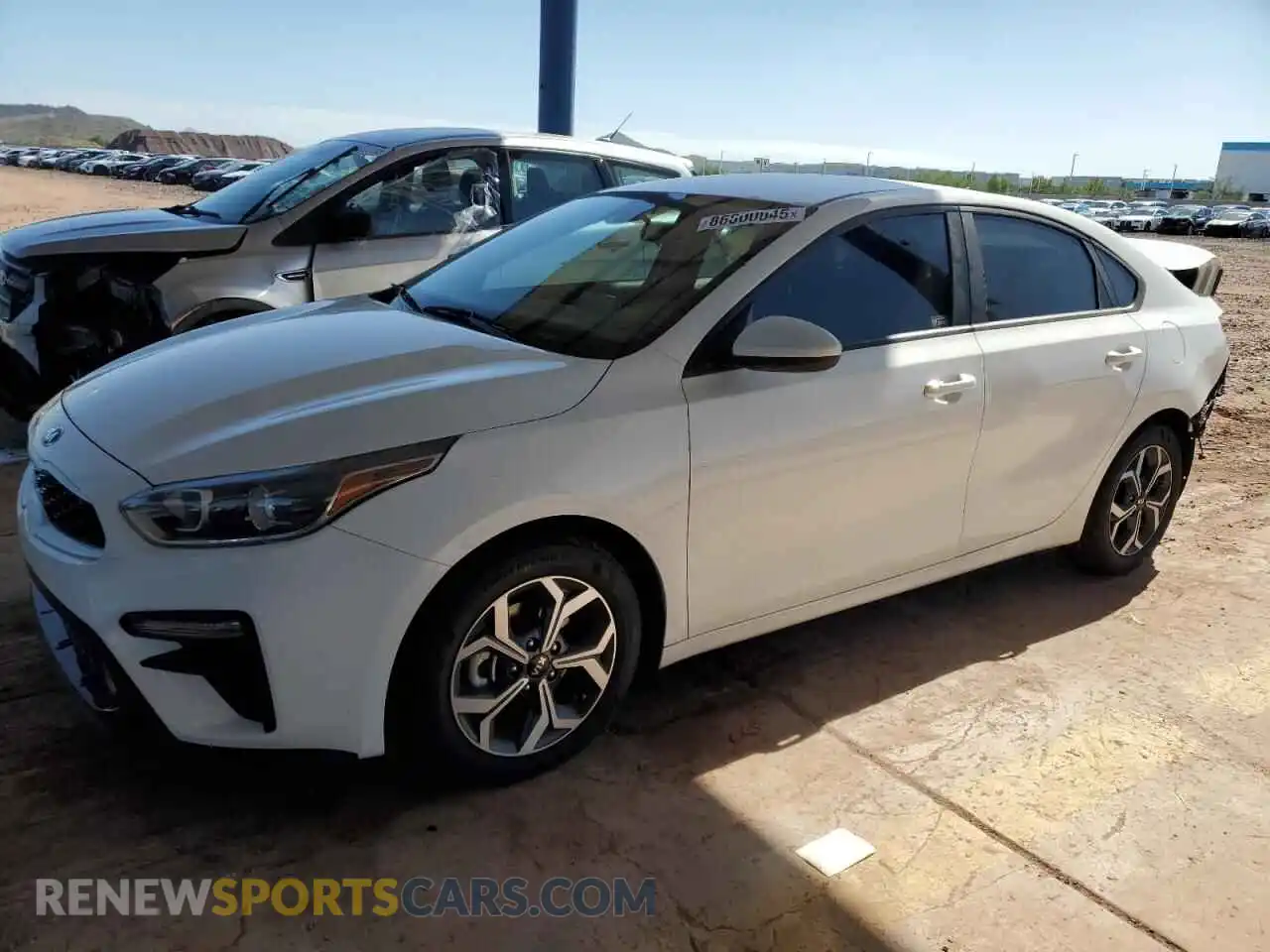 1 Photograph of a damaged car 3KPF24AD1ME306781 KIA FORTE 2021