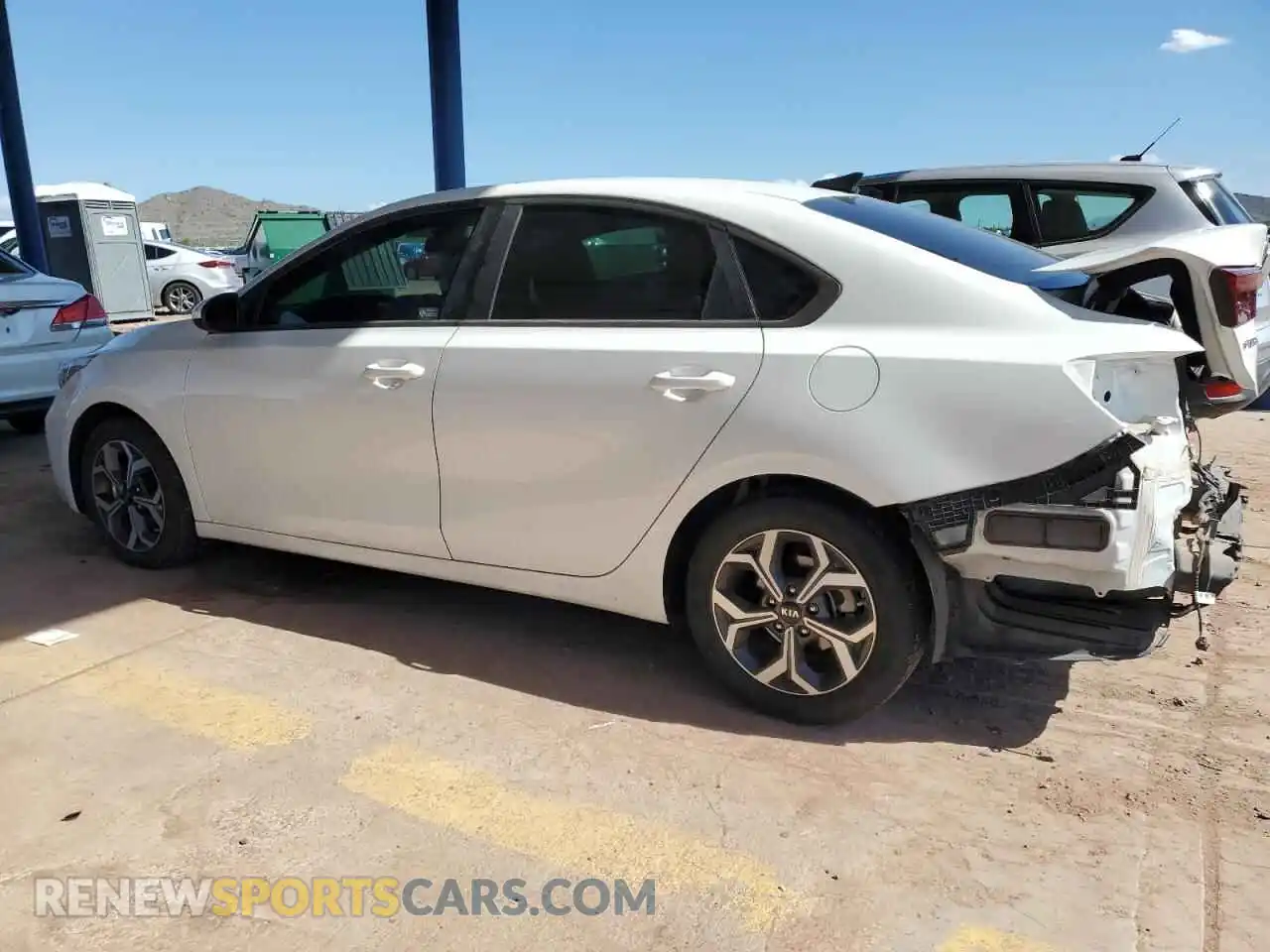2 Photograph of a damaged car 3KPF24AD1ME306781 KIA FORTE 2021