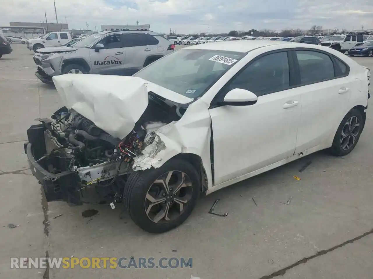 1 Photograph of a damaged car 3KPF24AD1ME309955 KIA FORTE 2021