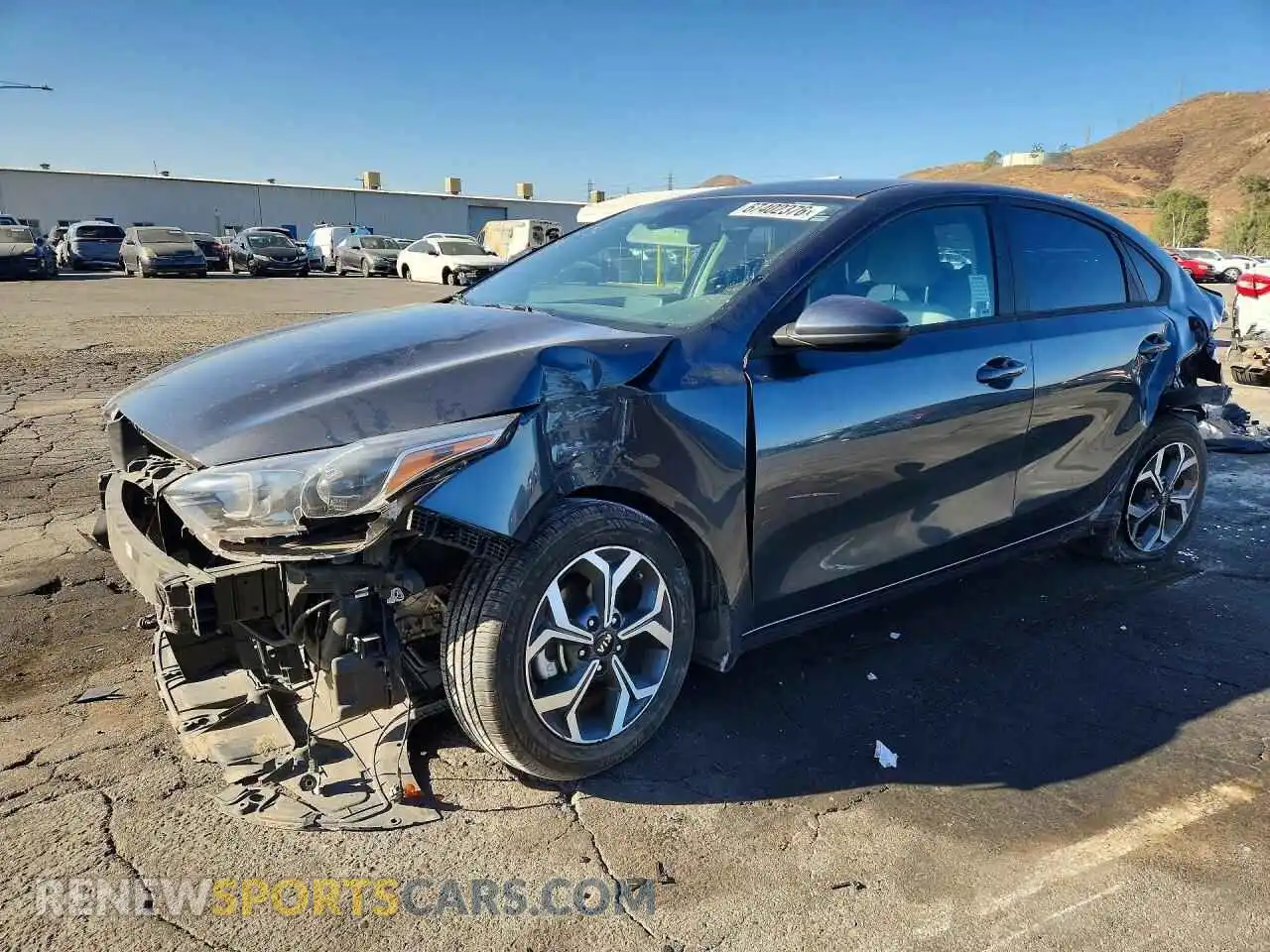 1 Photograph of a damaged car 3KPF24AD1ME316744 KIA FORTE 2021