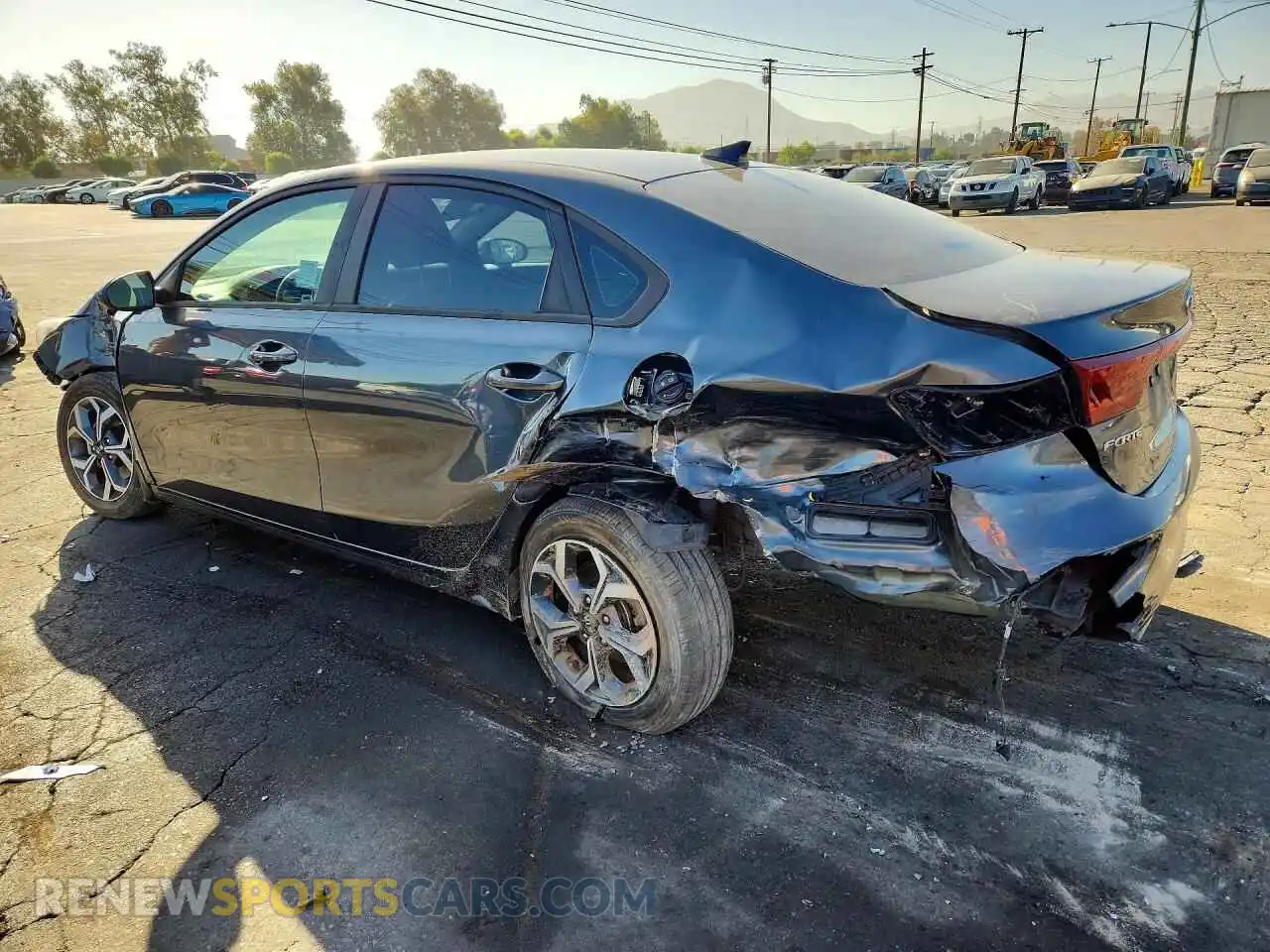 2 Photograph of a damaged car 3KPF24AD1ME316744 KIA FORTE 2021