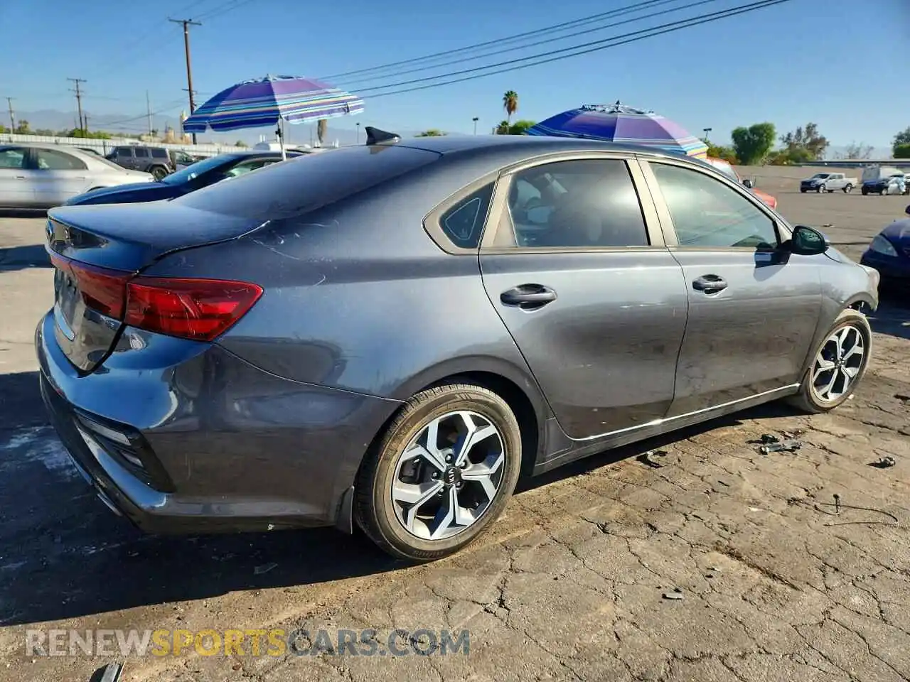 3 Photograph of a damaged car 3KPF24AD1ME316744 KIA FORTE 2021