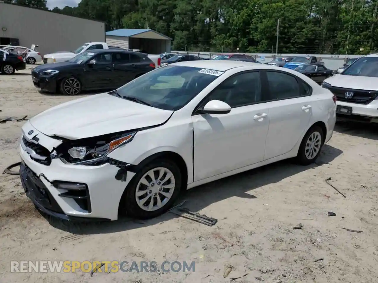 1 Photograph of a damaged car 3KPF24AD1ME322978 KIA FORTE 2021