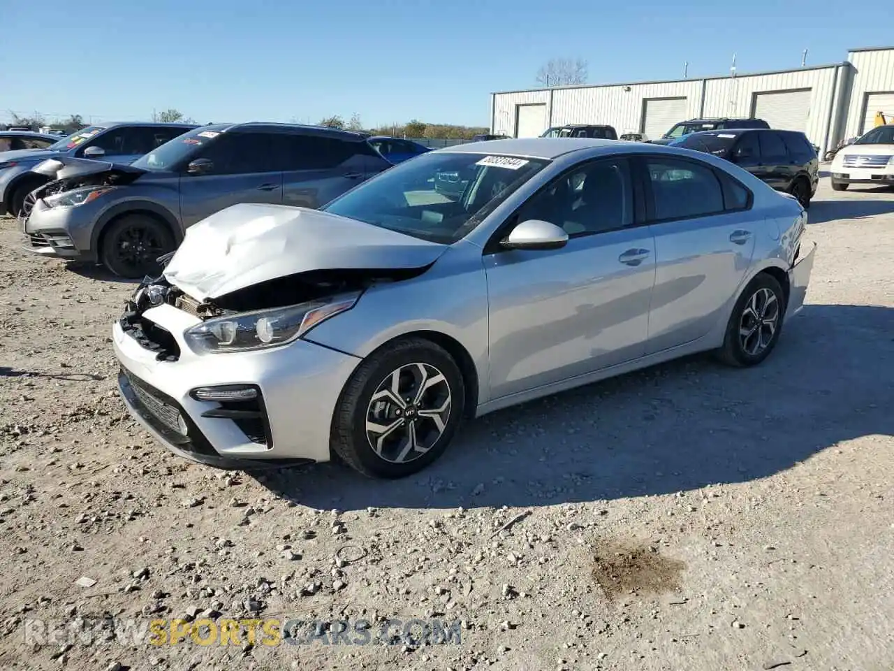 1 Photograph of a damaged car 3KPF24AD1ME324391 KIA FORTE 2021