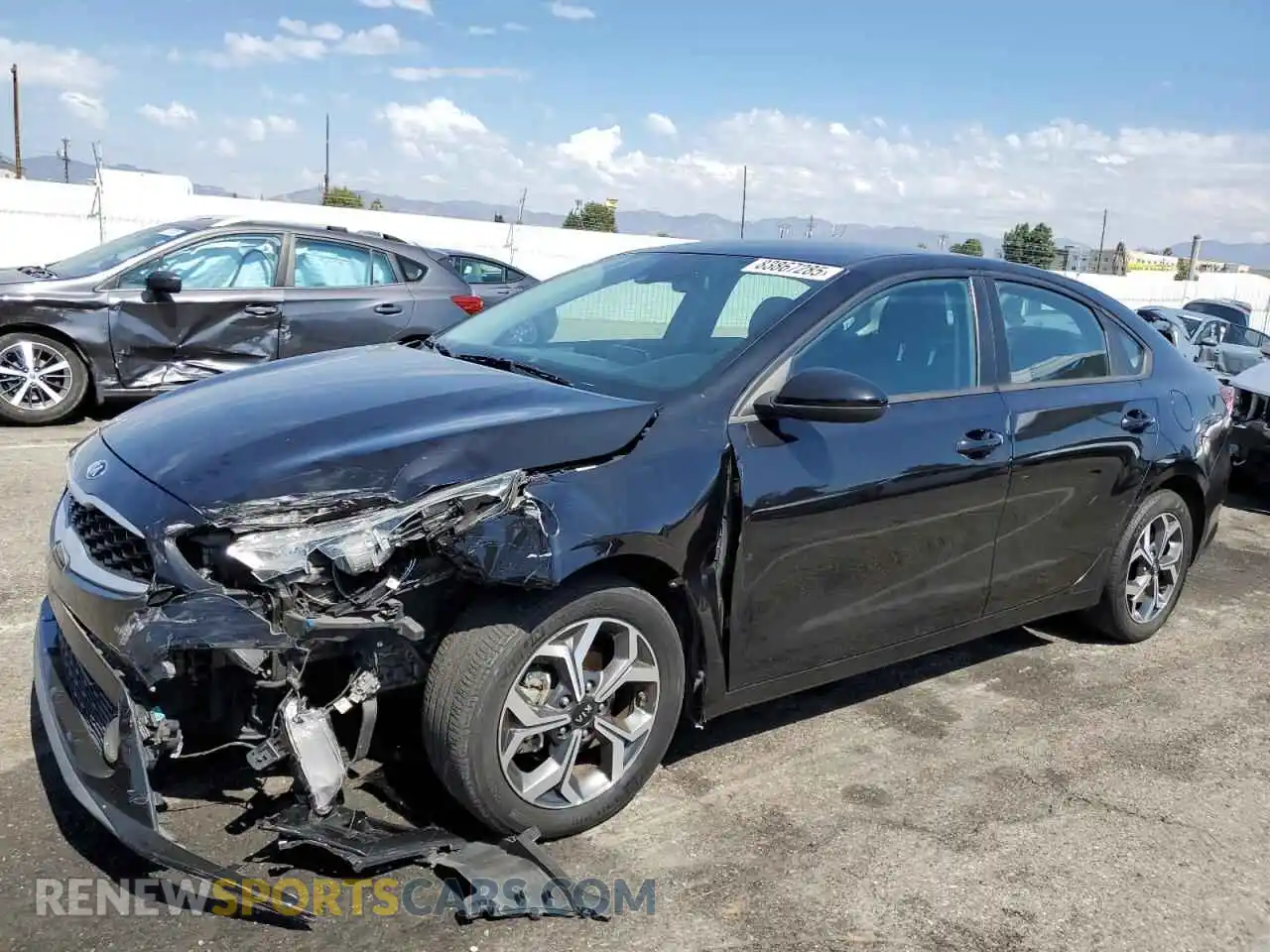 1 Photograph of a damaged car 3KPF24AD1ME331325 KIA FORTE 2021