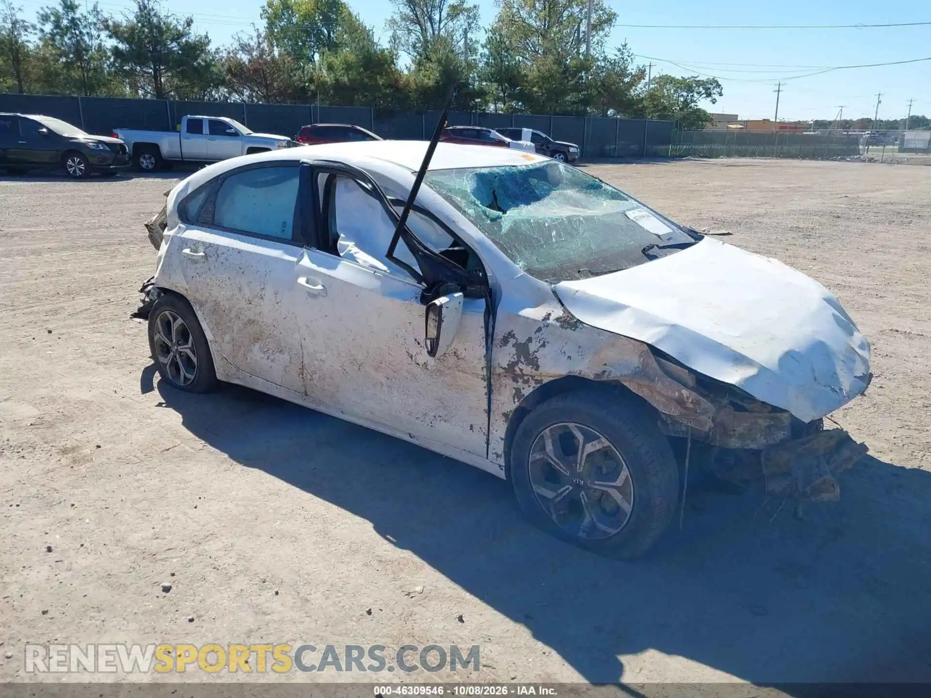 1 Photograph of a damaged car 3KPF24AD1ME334225 KIA FORTE 2021