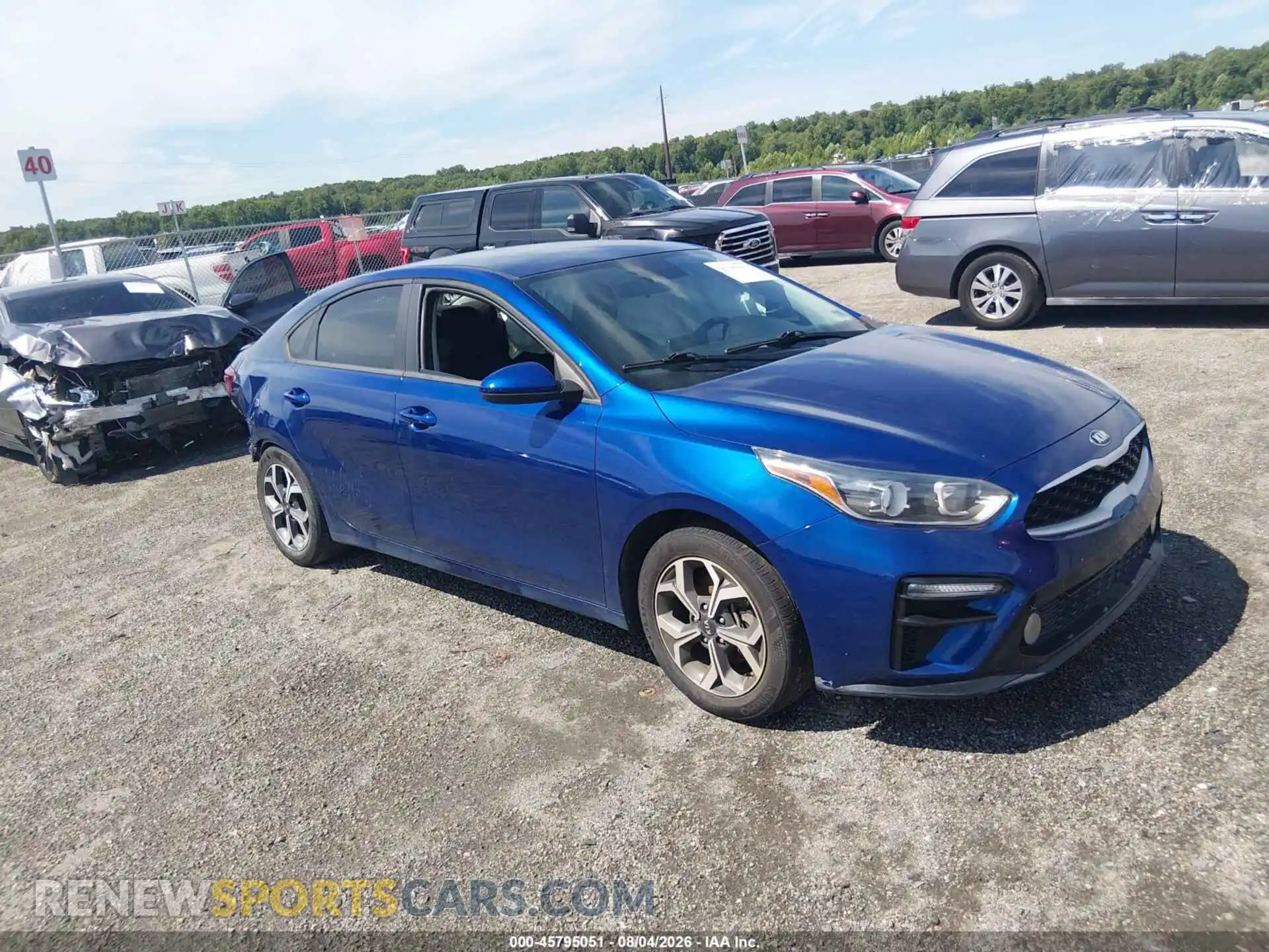 1 Photograph of a damaged car 3KPF24AD1ME342812 KIA FORTE 2021