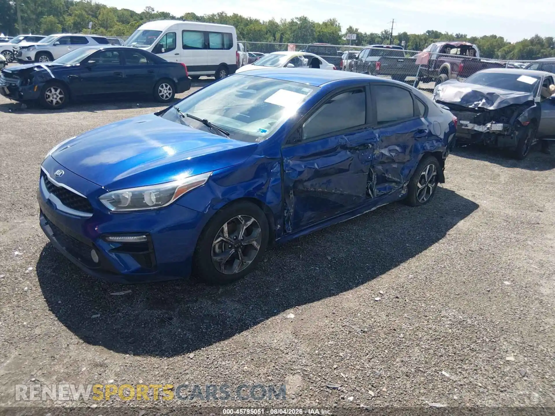 2 Photograph of a damaged car 3KPF24AD1ME342812 KIA FORTE 2021
