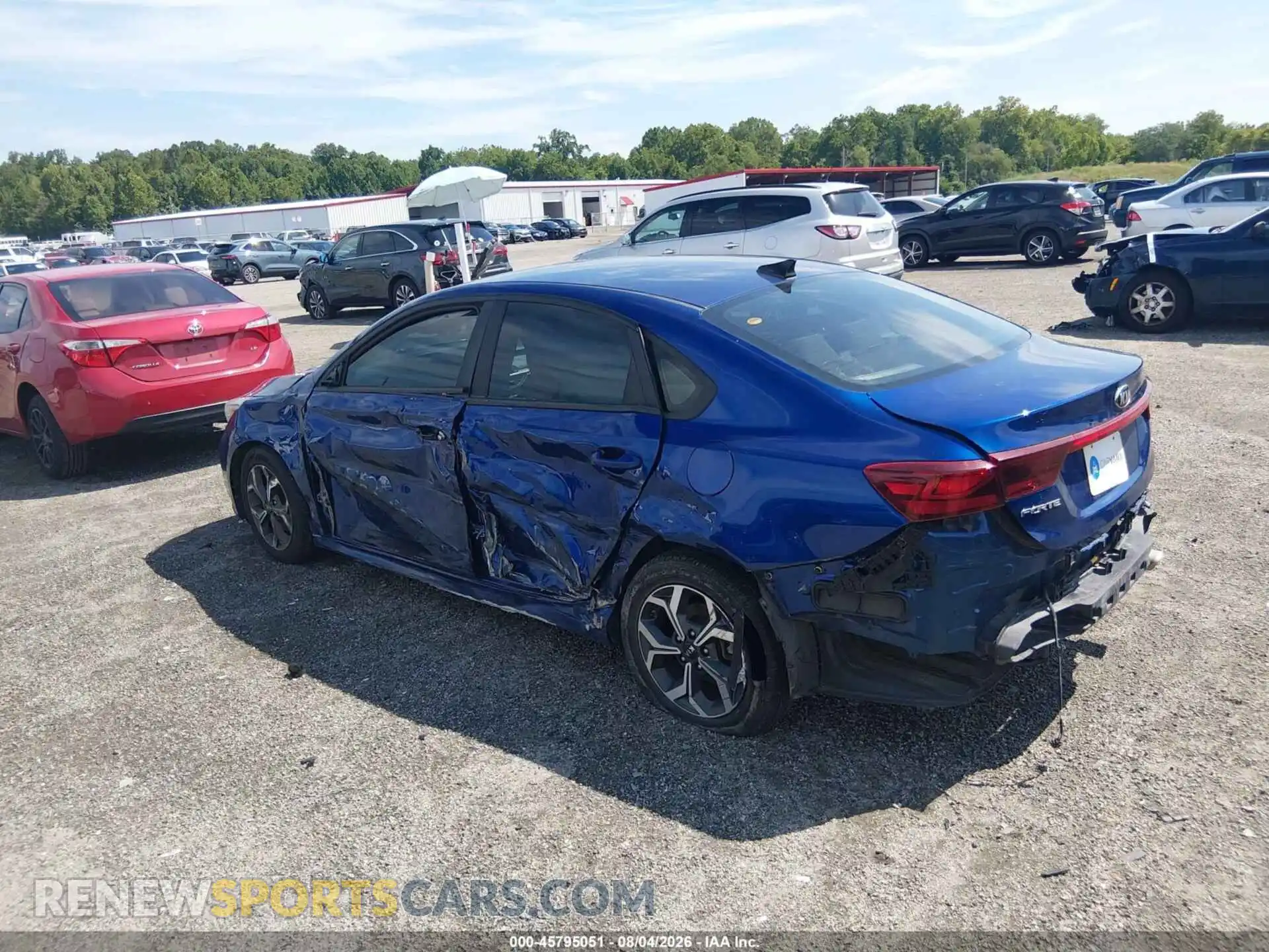 3 Photograph of a damaged car 3KPF24AD1ME342812 KIA FORTE 2021