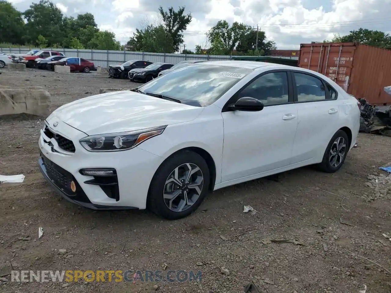 1 Photograph of a damaged car 3KPF24AD1ME352661 KIA FORTE 2021