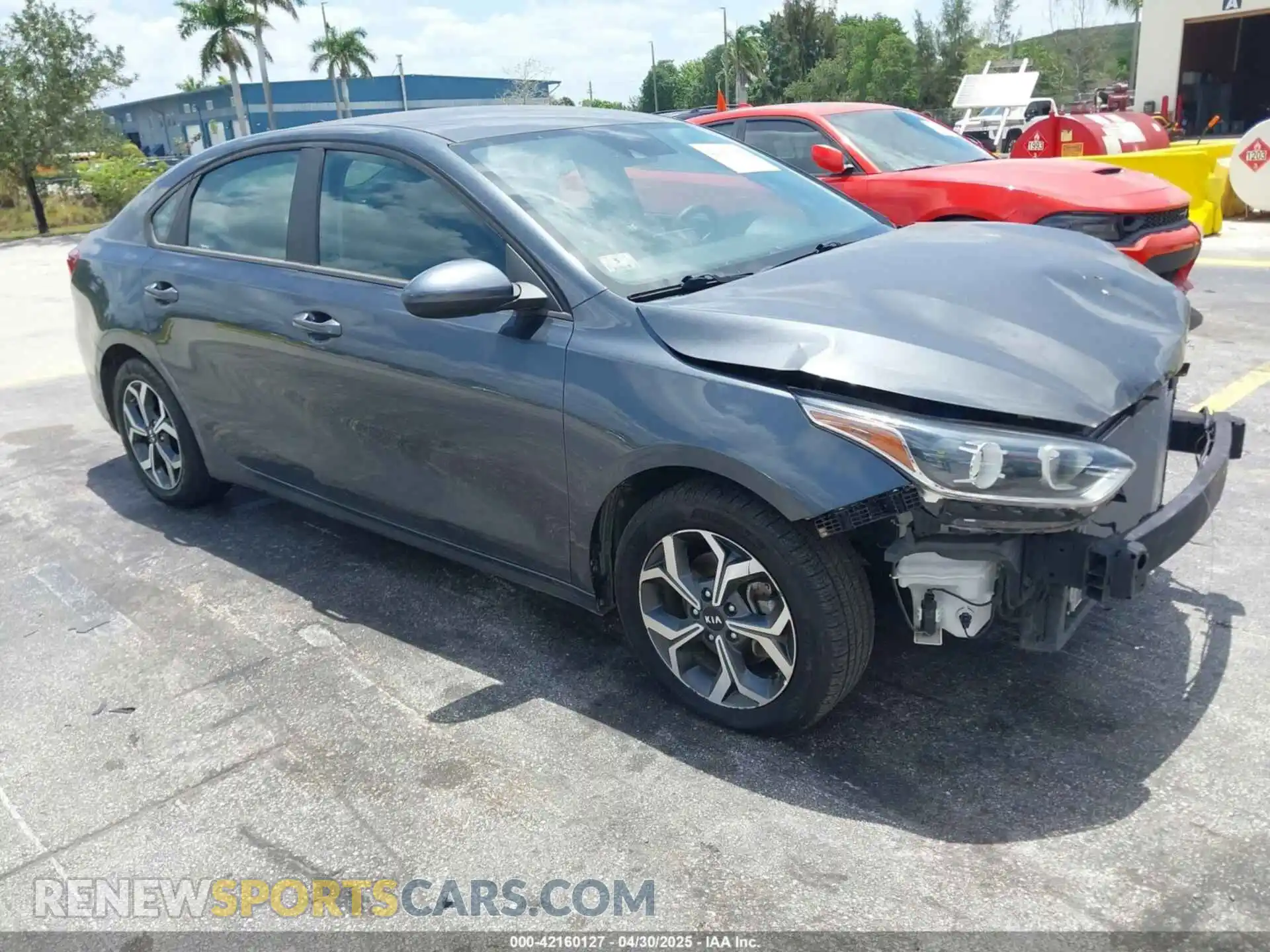 1 Photograph of a damaged car 3KPF24AD1ME353955 KIA FORTE 2021