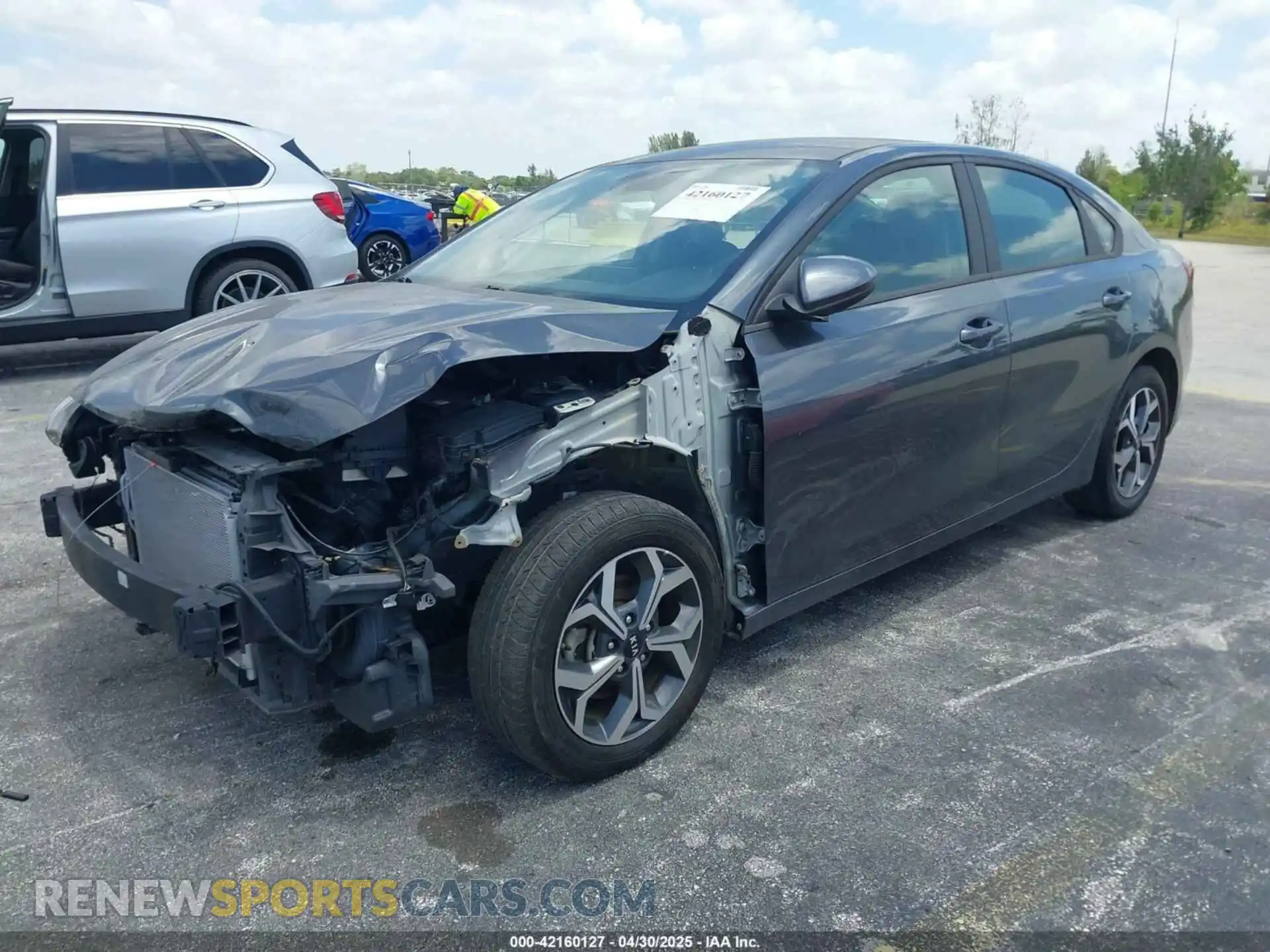 2 Photograph of a damaged car 3KPF24AD1ME353955 KIA FORTE 2021