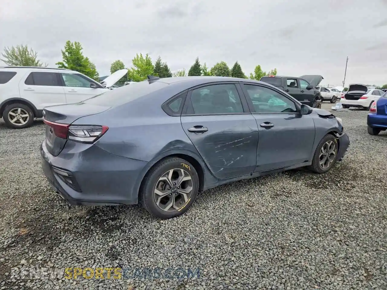 3 Photograph of a damaged car 3KPF24AD1ME355057 KIA FORTE 2021