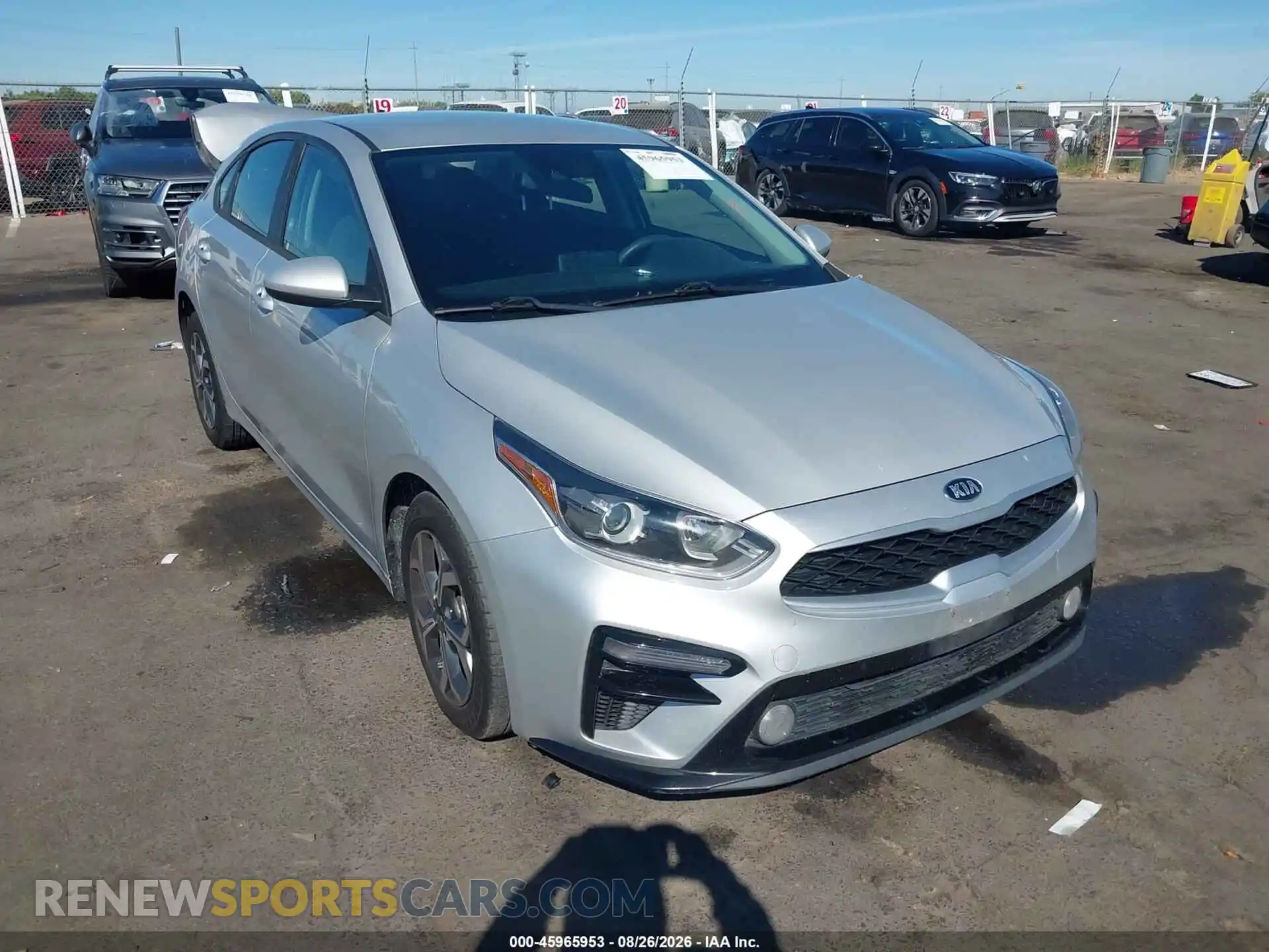 1 Photograph of a damaged car 3KPF24AD1ME363952 KIA FORTE 2021
