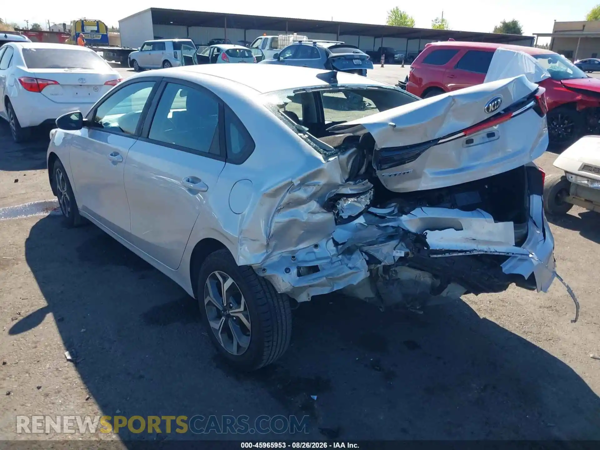 3 Photograph of a damaged car 3KPF24AD1ME363952 KIA FORTE 2021