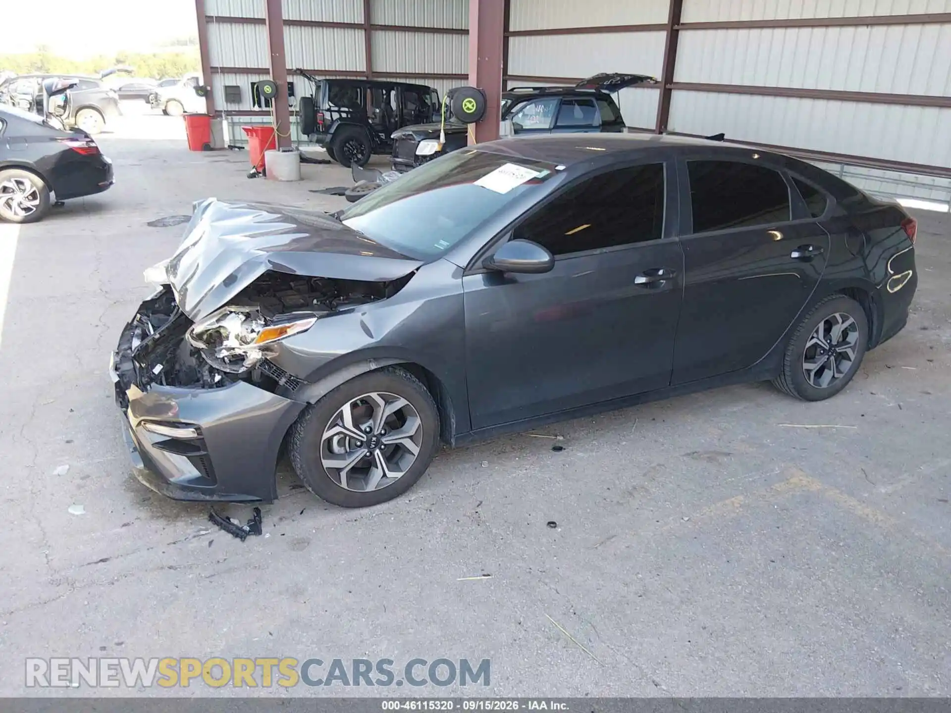 2 Photograph of a damaged car 3KPF24AD1ME364762 KIA FORTE 2021