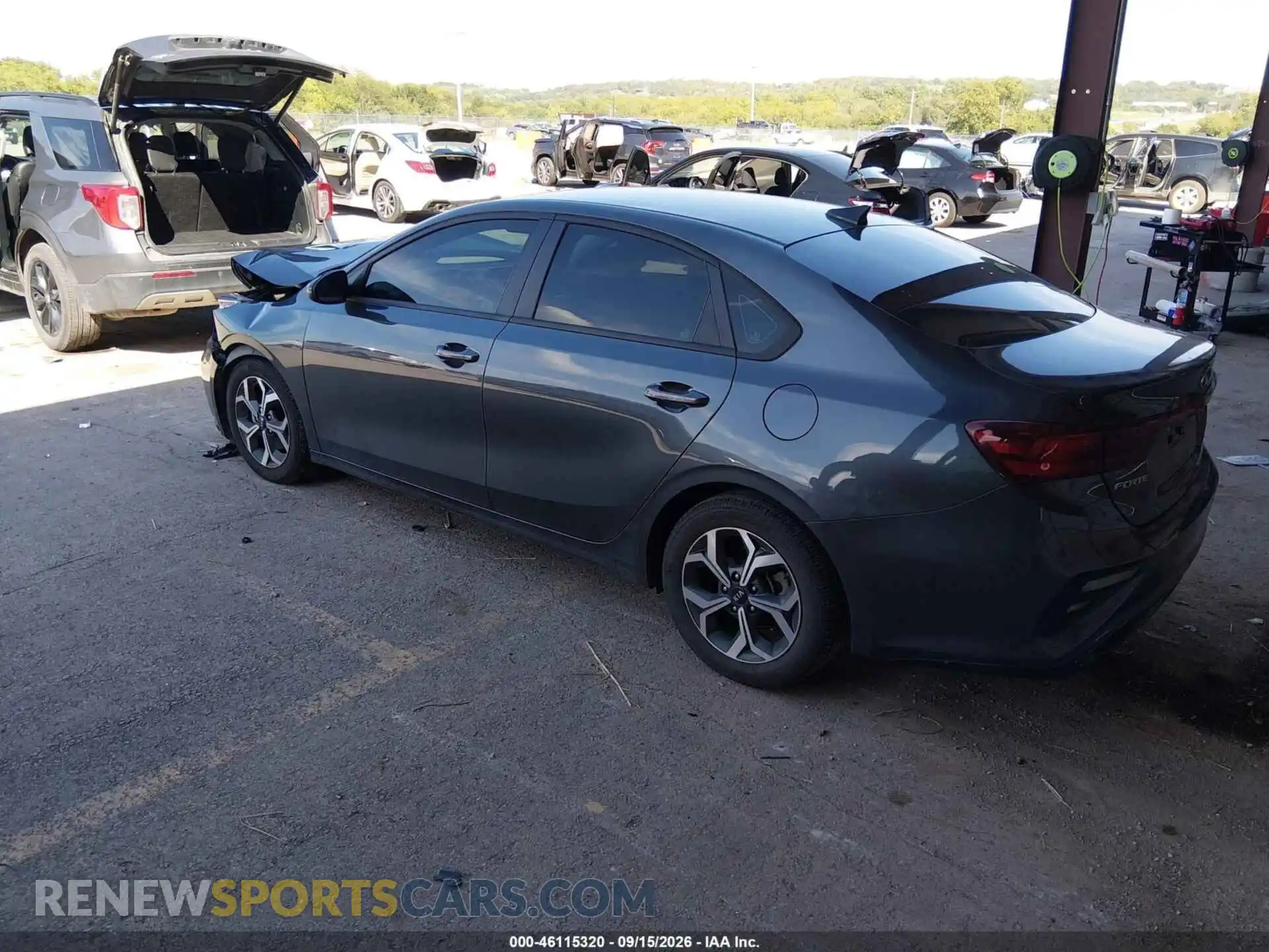 3 Photograph of a damaged car 3KPF24AD1ME364762 KIA FORTE 2021