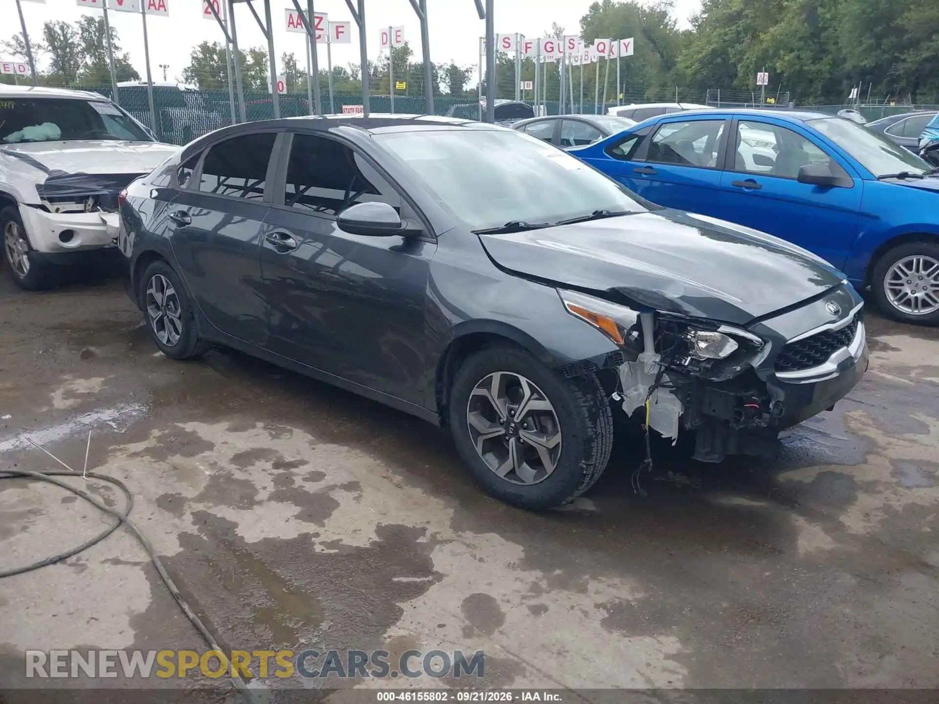 1 Photograph of a damaged car 3KPF24AD1ME372831 KIA FORTE 2021