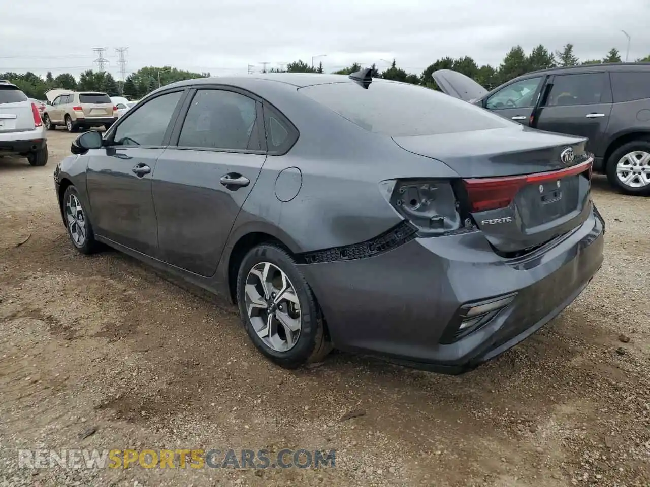 2 Photograph of a damaged car 3KPF24AD1ME375955 KIA FORTE 2021