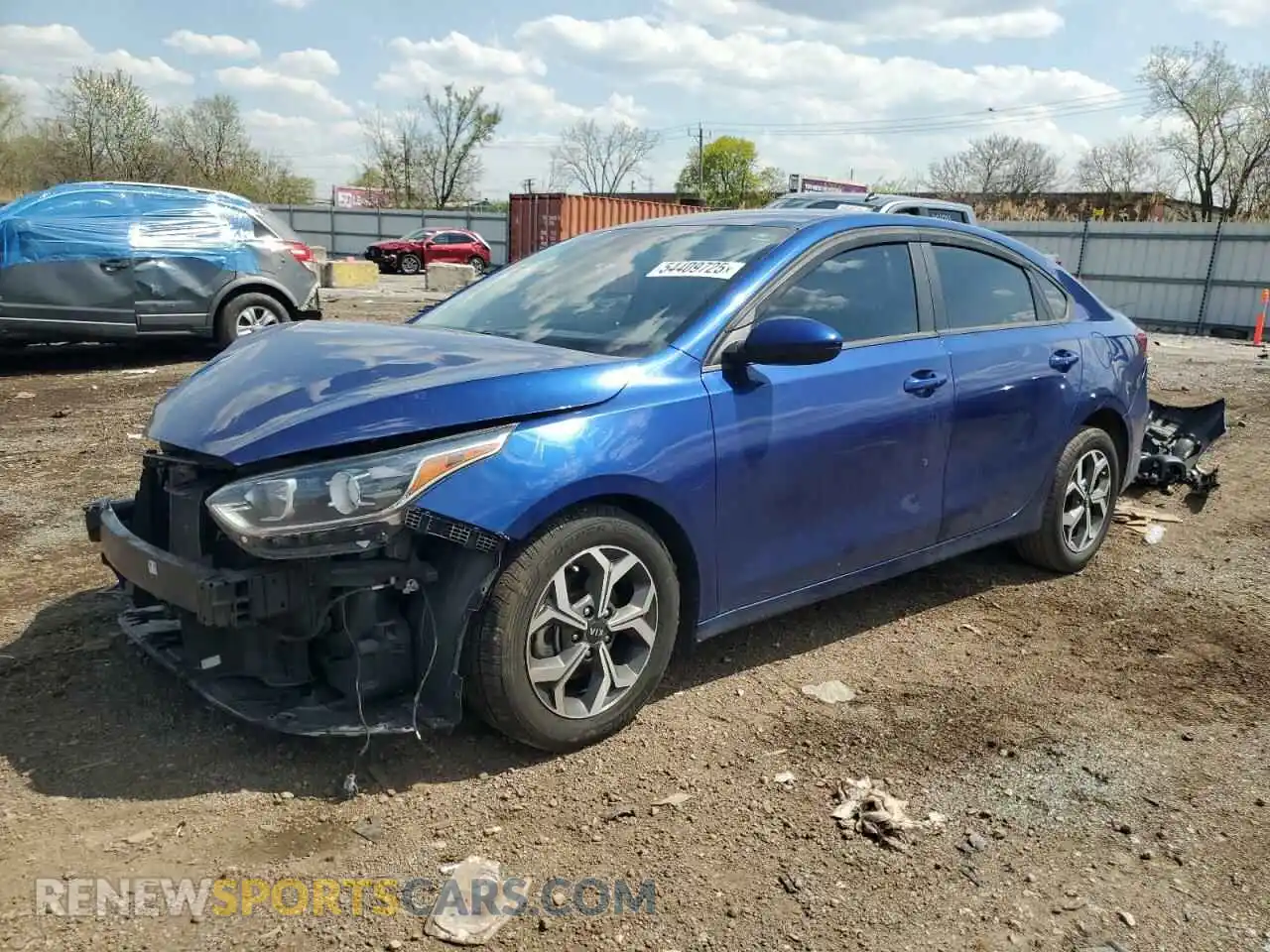 1 Photograph of a damaged car 3KPF24AD1ME381478 KIA FORTE 2021