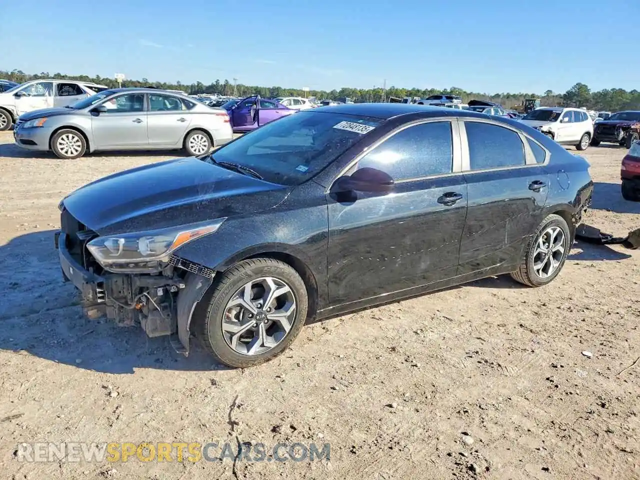 1 Photograph of a damaged car 3KPF24AD1ME395302 KIA FORTE 2021