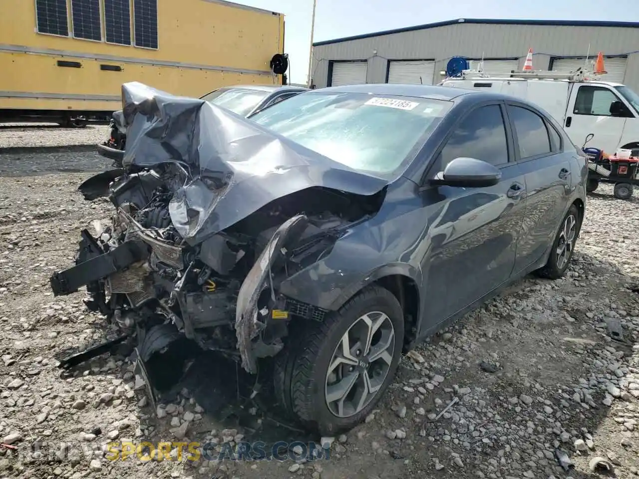 1 Photograph of a damaged car 3KPF24AD1ME404807 KIA FORTE 2021
