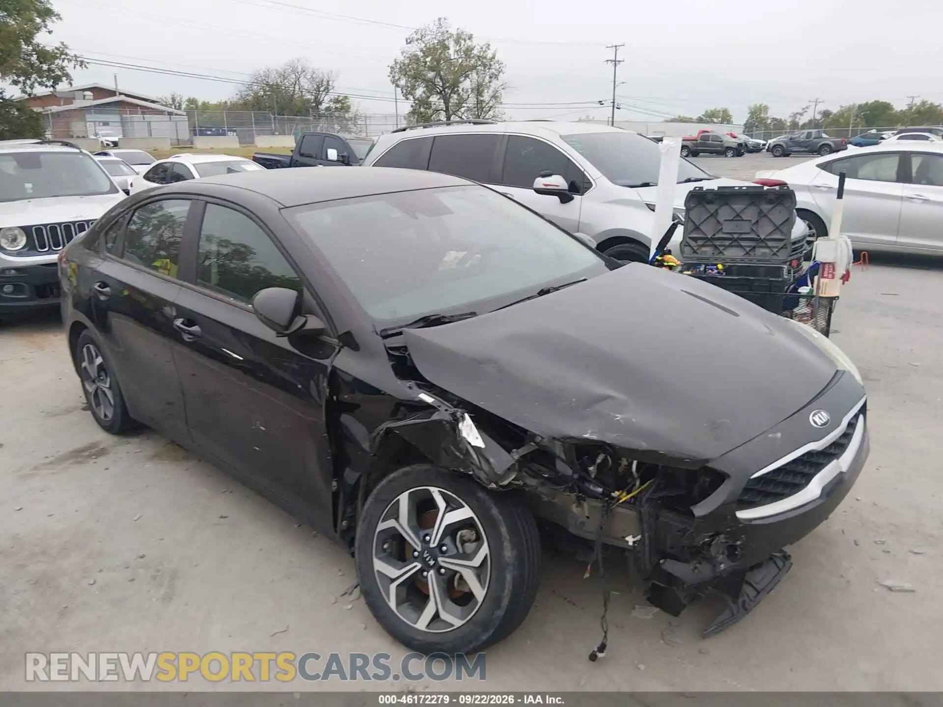 1 Photograph of a damaged car 3KPF24AD2ME279297 KIA FORTE 2021