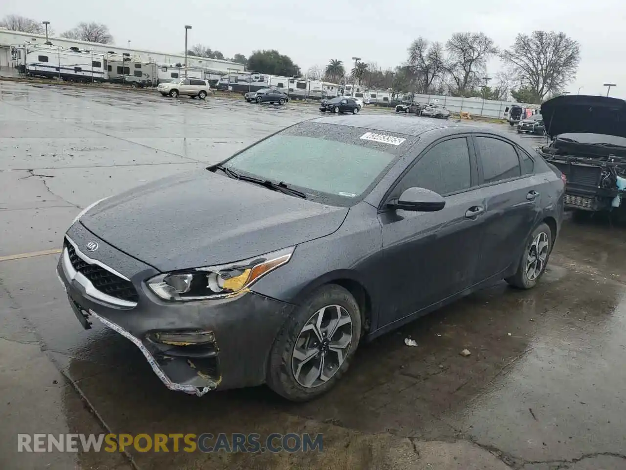 1 Photograph of a damaged car 3KPF24AD2ME299257 KIA FORTE 2021