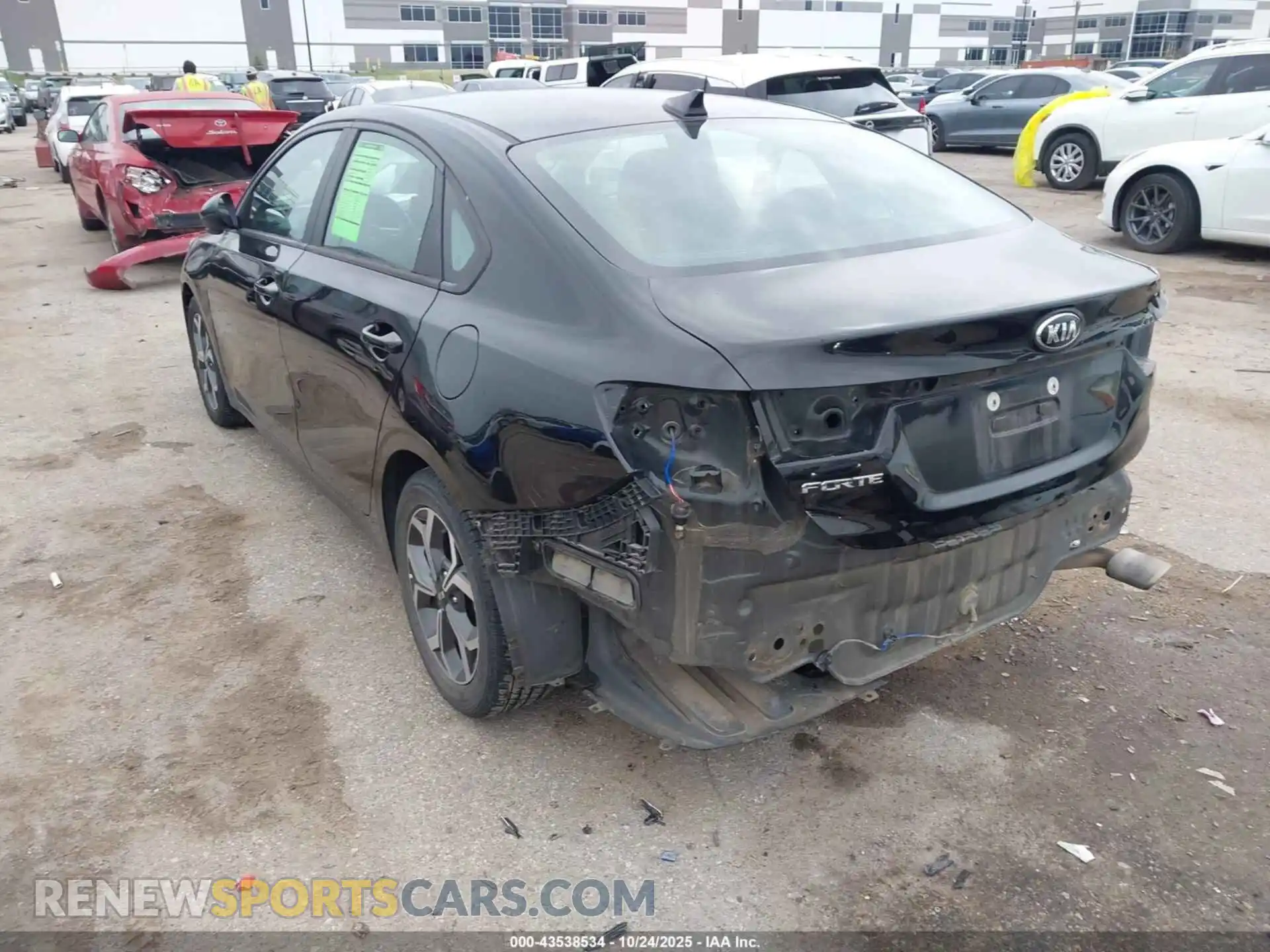 3 Photograph of a damaged car 3KPF24AD2ME307115 KIA FORTE 2021