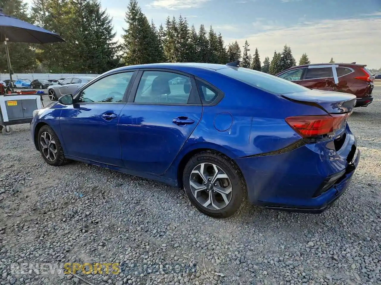 2 Photograph of a damaged car 3KPF24AD2ME307356 KIA FORTE 2021