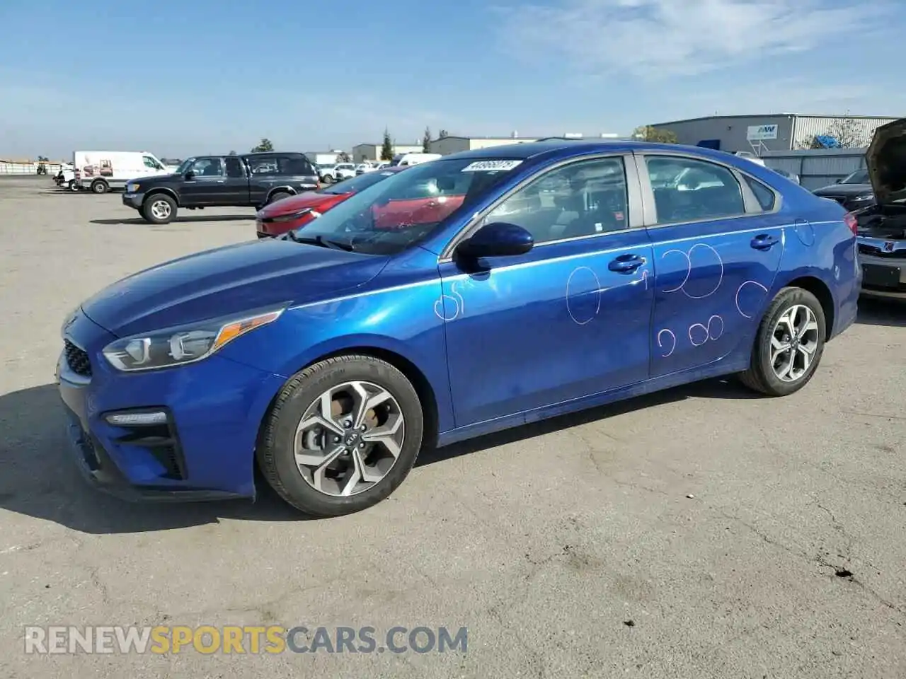 1 Photograph of a damaged car 3KPF24AD2ME315358 KIA FORTE 2021