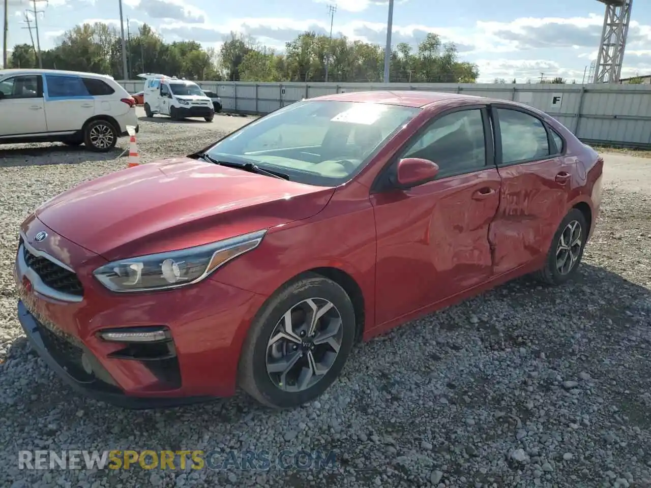 1 Photograph of a damaged car 3KPF24AD2ME333035 KIA FORTE 2021