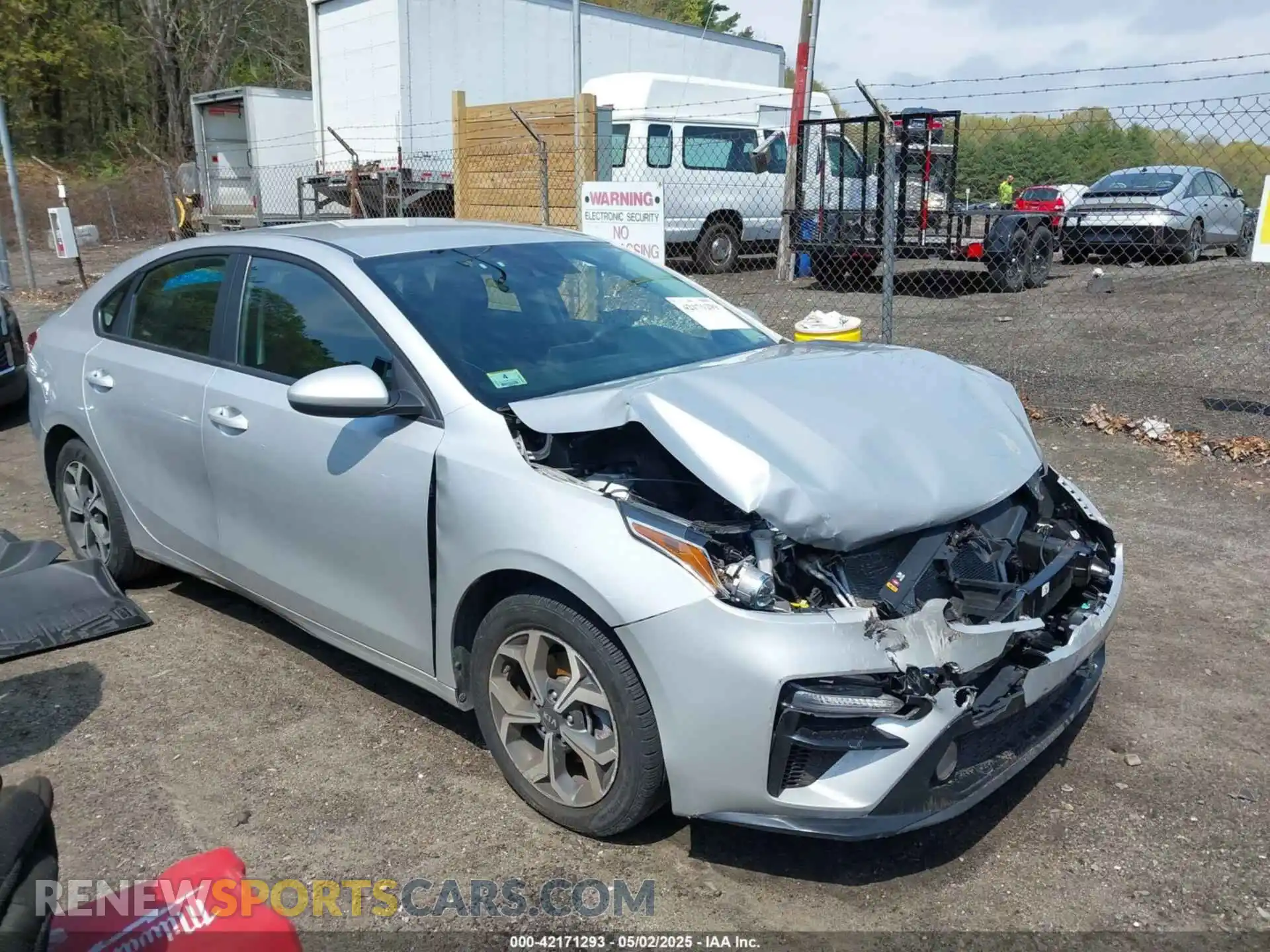1 Photograph of a damaged car 3KPF24AD2ME333097 KIA FORTE 2021