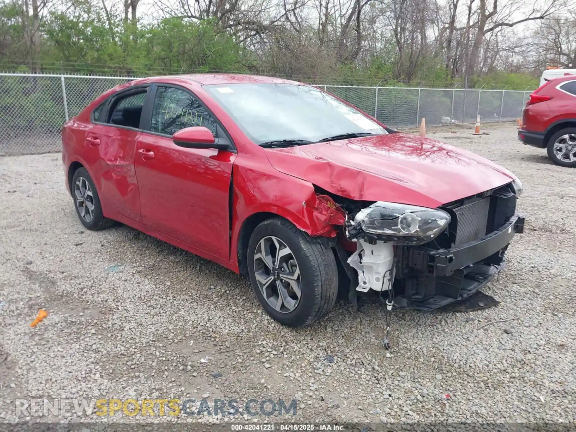 1 Photograph of a damaged car 3KPF24AD2ME338073 KIA FORTE 2021
