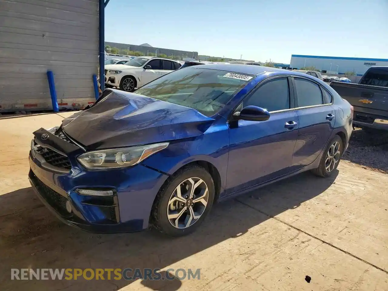 1 Photograph of a damaged car 3KPF24AD2ME344259 KIA FORTE 2021