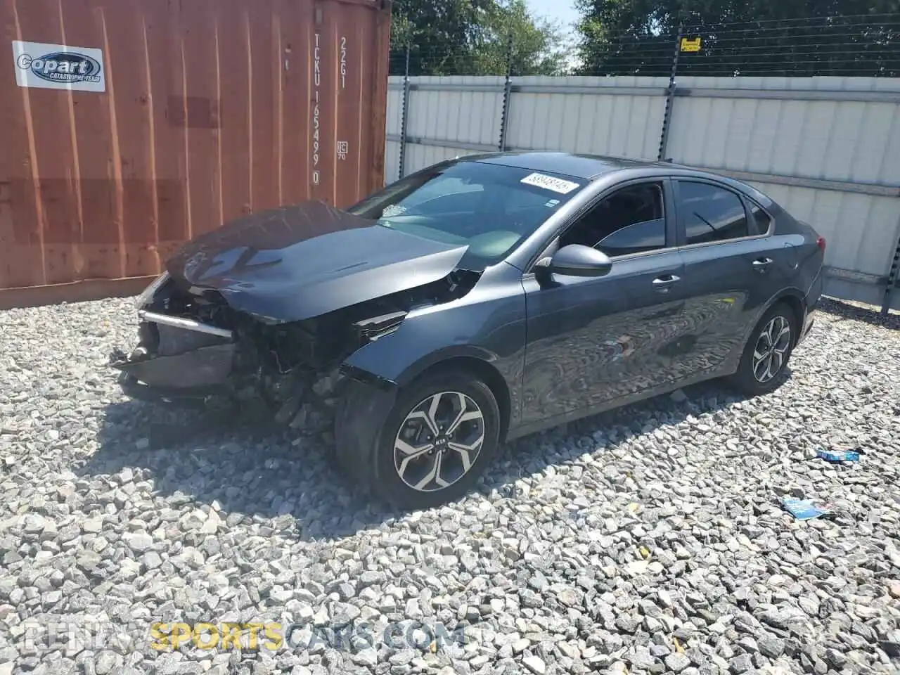 1 Photograph of a damaged car 3KPF24AD2ME371655 KIA FORTE 2021