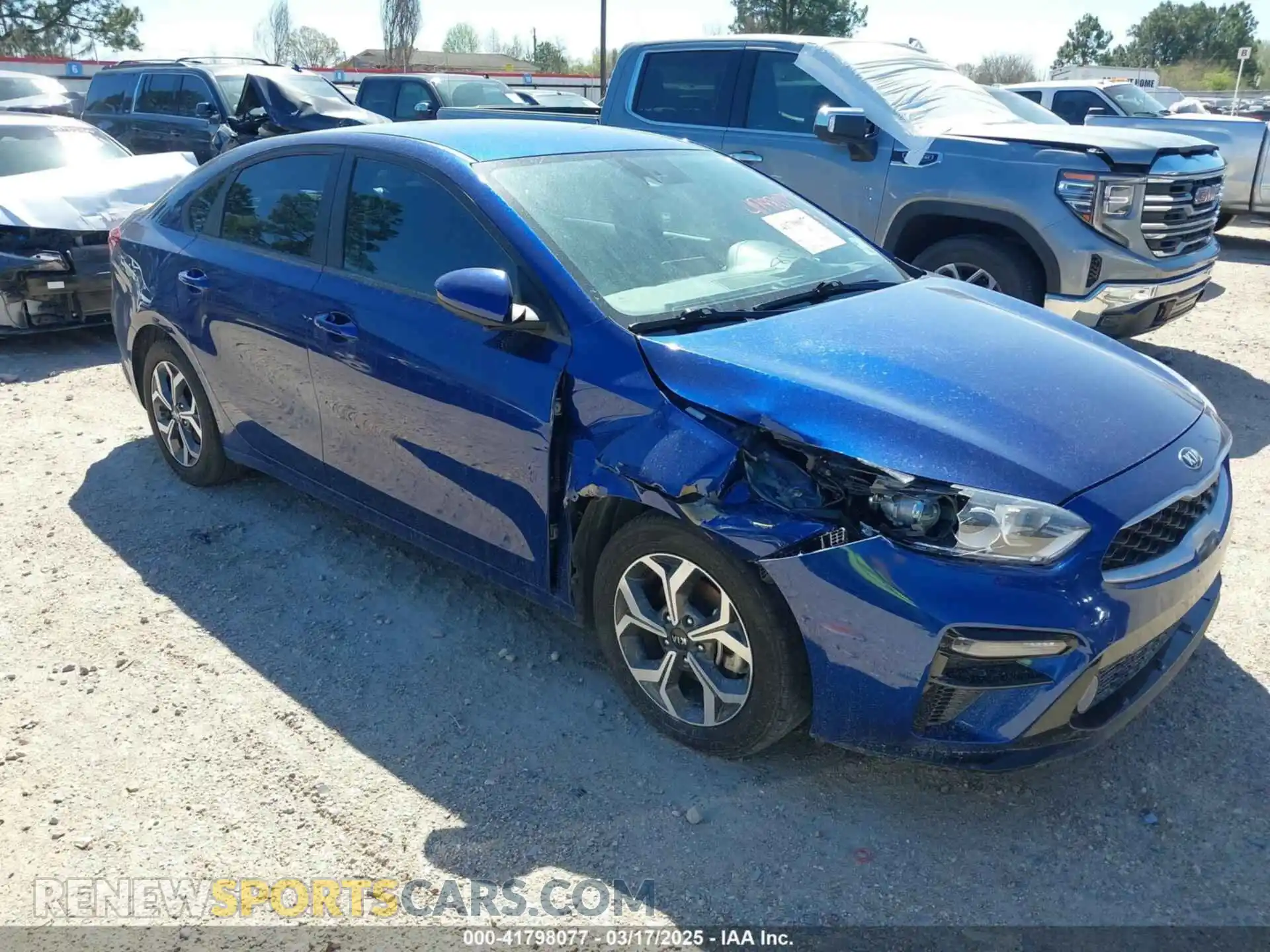 1 Photograph of a damaged car 3KPF24AD2ME372904 KIA FORTE 2021