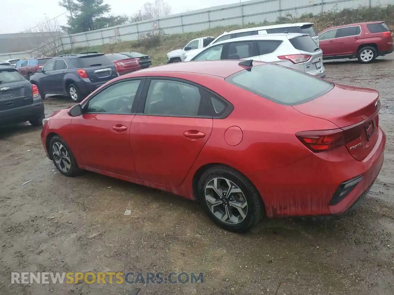 2 fotografías del automóvil dañado 3KPF24AD2ME380422 KIA FORTE 2021