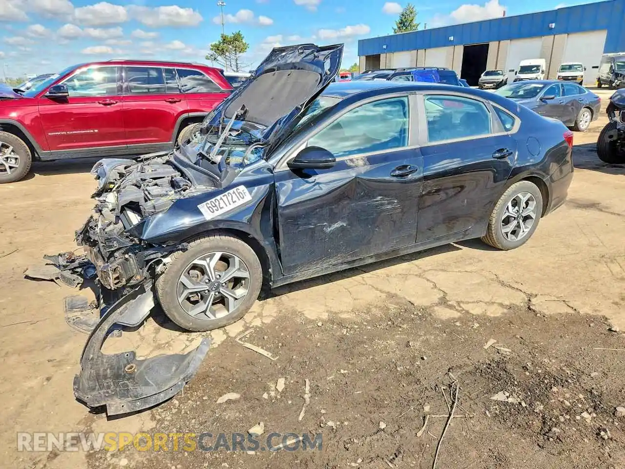 1 Фотография поврежденного автомобиля 3KPF24AD2ME393316 KIA FORTE 2021