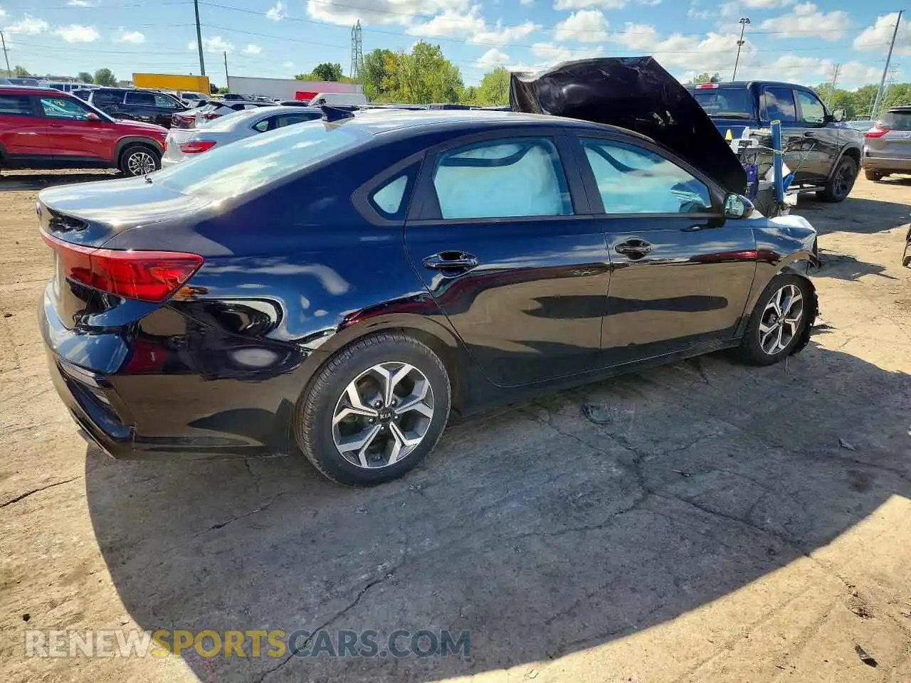 3 Фотография поврежденного автомобиля 3KPF24AD2ME393316 KIA FORTE 2021