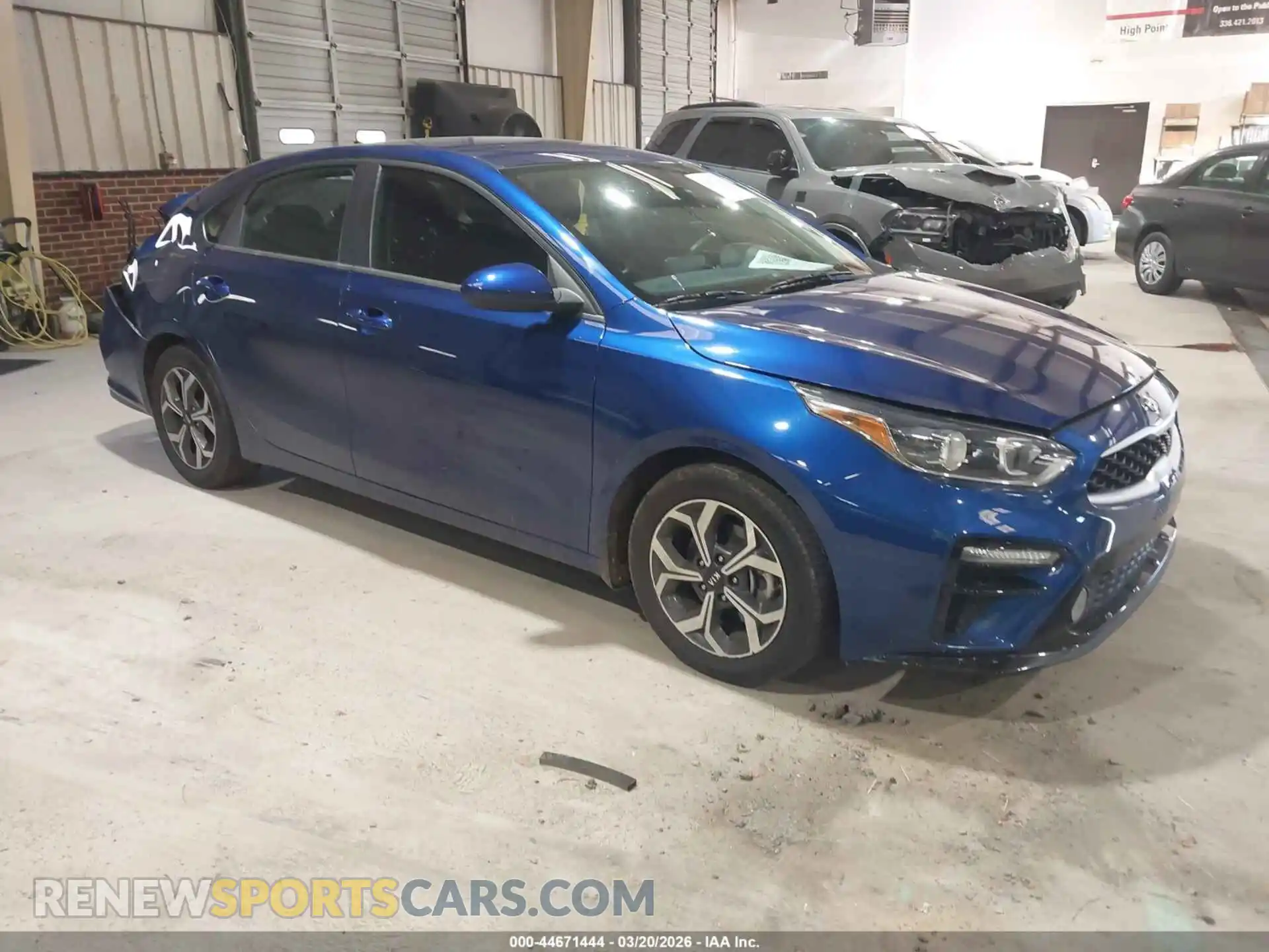 1 Photograph of a damaged car 3KPF24AD2ME405237 KIA FORTE 2021