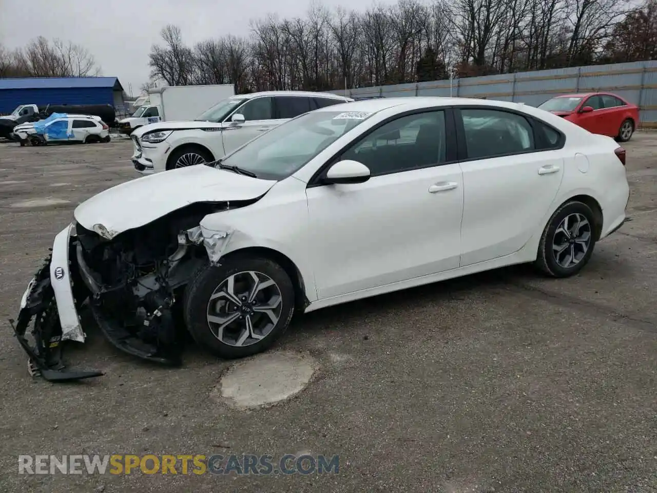 1 Photograph of a damaged car 3KPF24AD2ME410695 KIA FORTE 2021