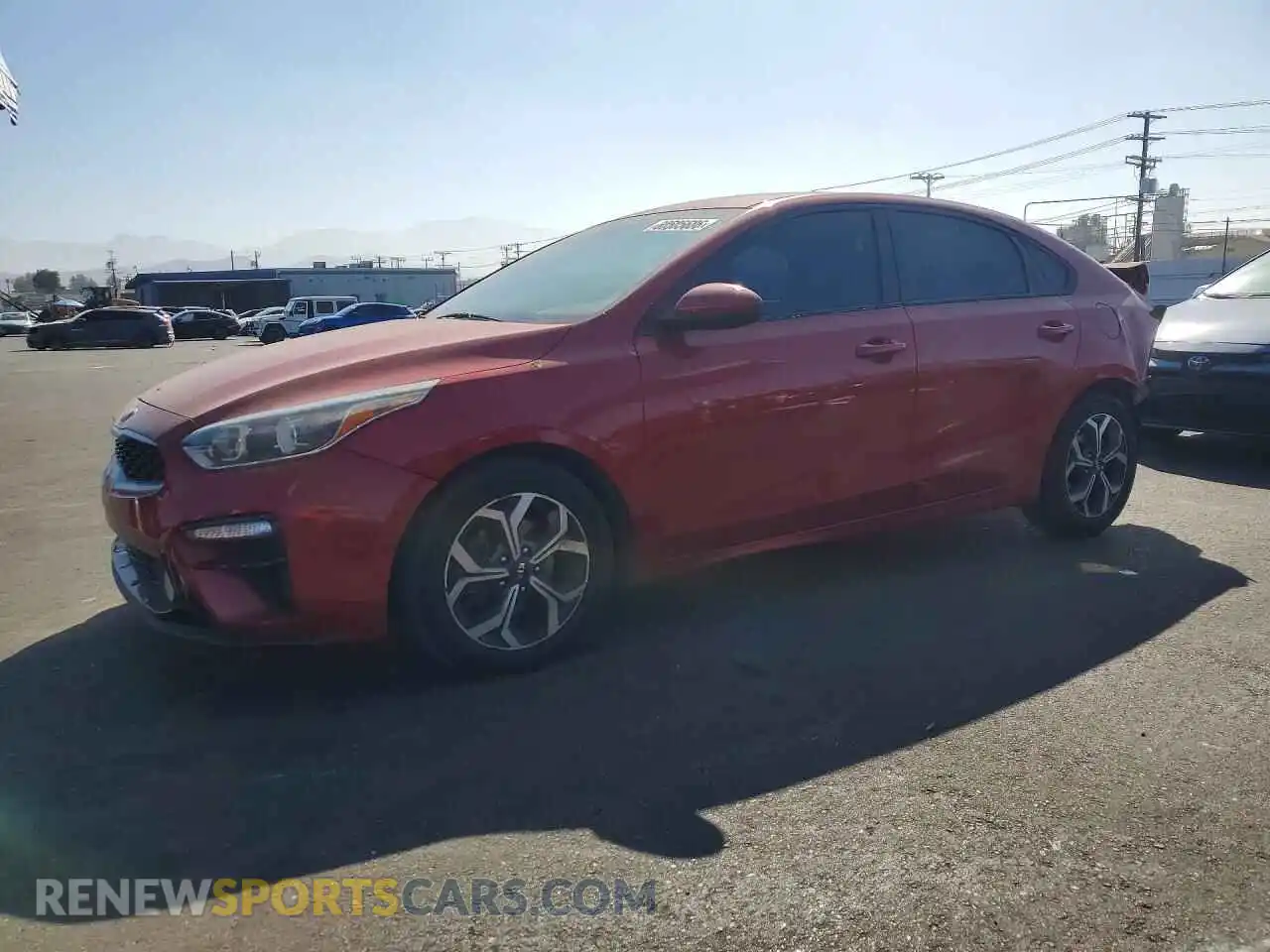 1 Photograph of a damaged car 3KPF24AD3ME266235 KIA FORTE 2021