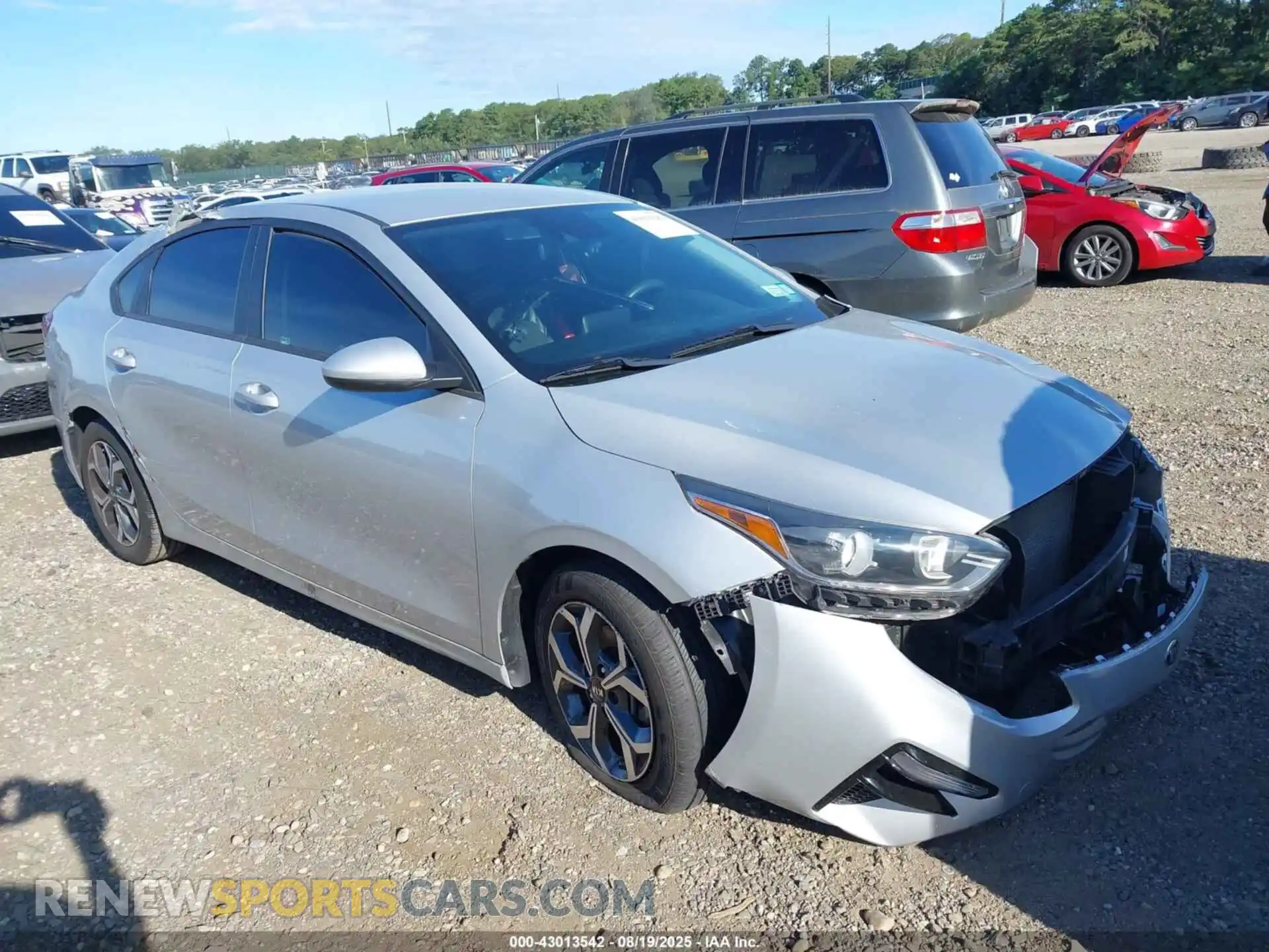 1 Photograph of a damaged car 3KPF24AD3ME273248 KIA FORTE 2021