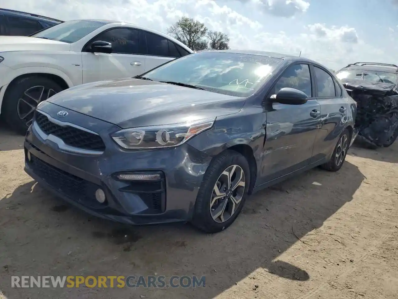 1 Photograph of a damaged car 3KPF24AD3ME292463 KIA FORTE 2021