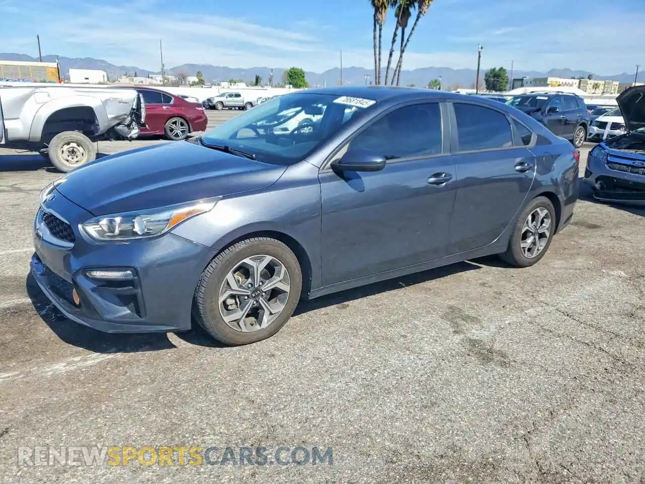 1 Photograph of a damaged car 3KPF24AD3ME304109 KIA FORTE 2021