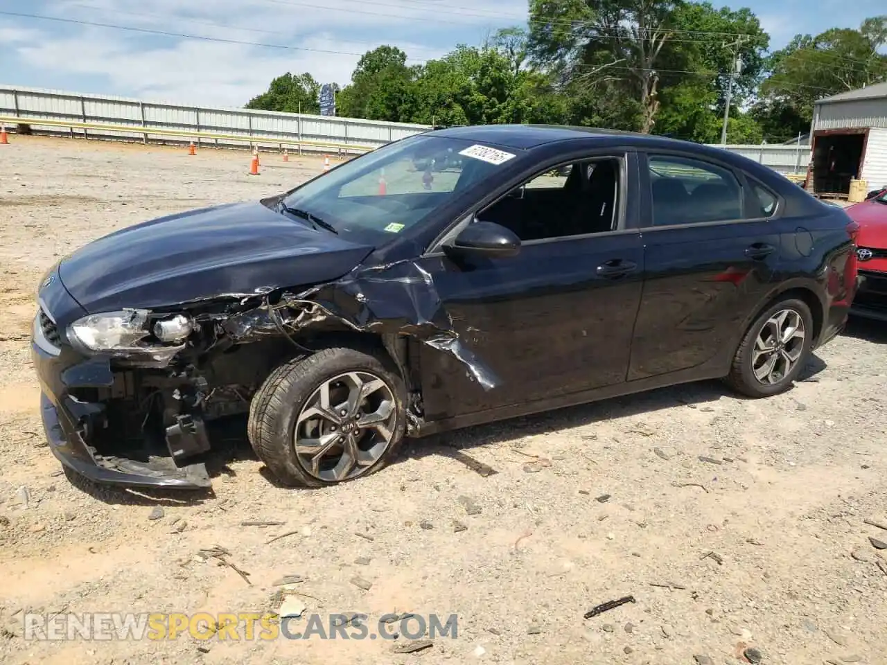 1 Photograph of a damaged car 3KPF24AD3ME305776 KIA FORTE 2021