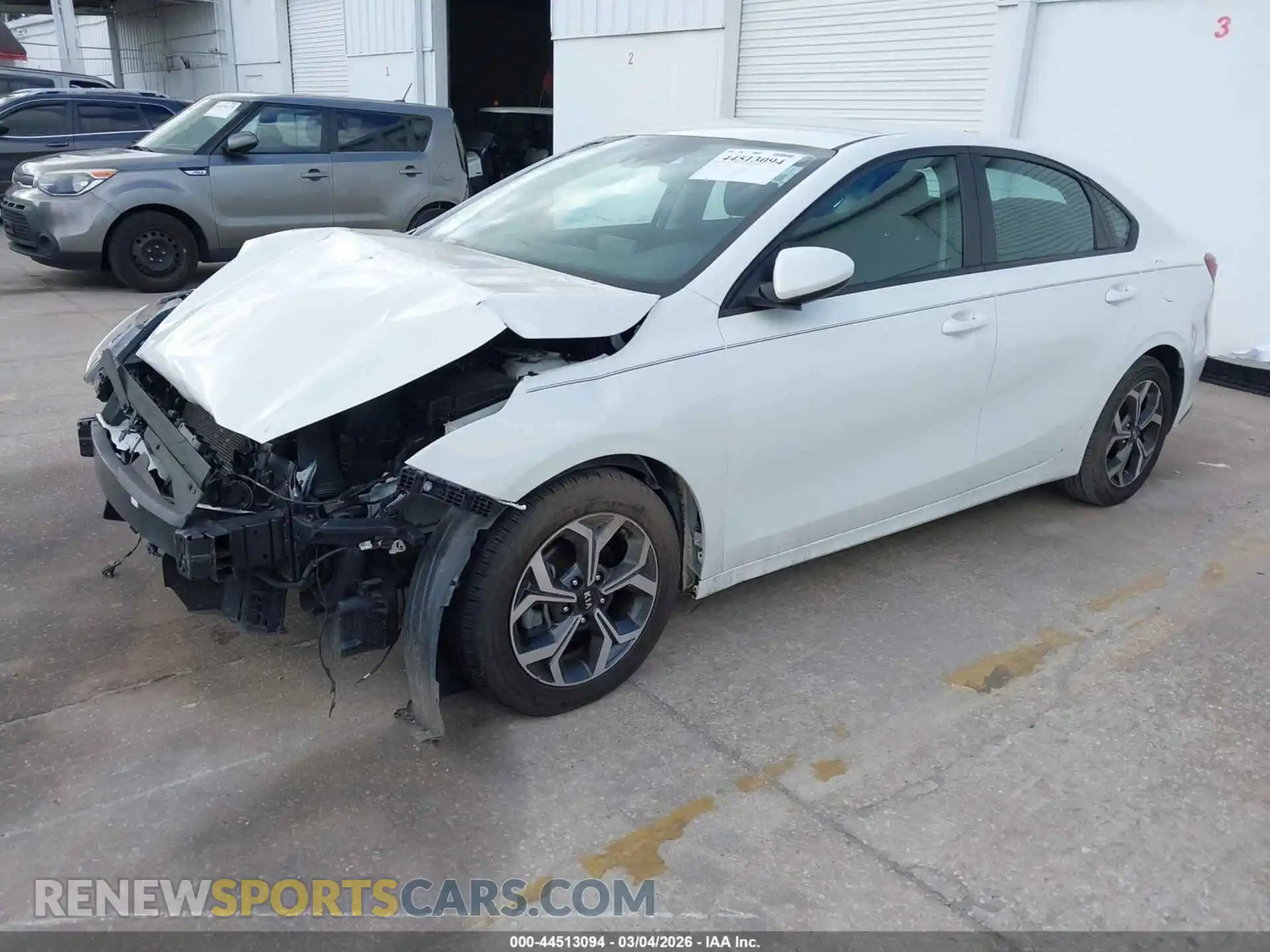 2 Photograph of a damaged car 3KPF24AD3ME314705 KIA FORTE 2021