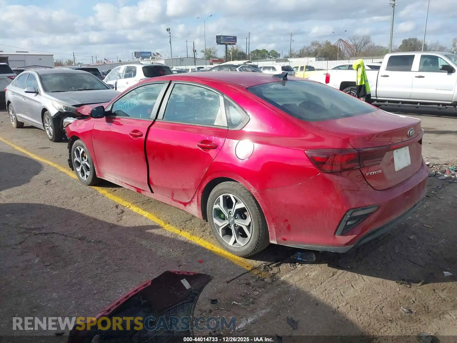 3 Photograph of a damaged car 3KPF24AD3ME317720 KIA FORTE 2021